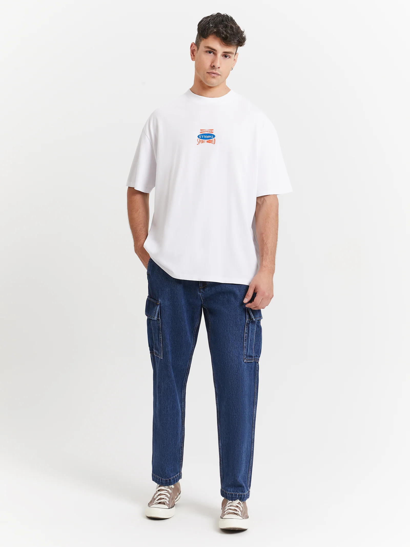 Spirit World Box Fit Oversize T-Shirt - Image 2