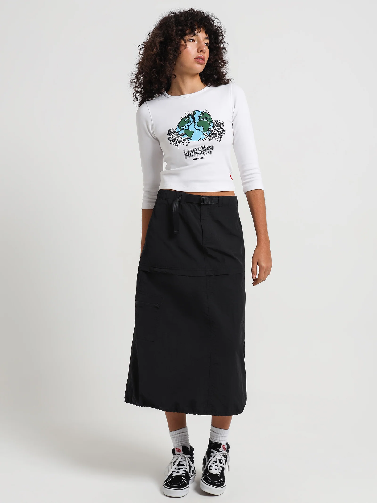 Split Decision Micro 3/4 Sleeve T-Shirt - Image 2