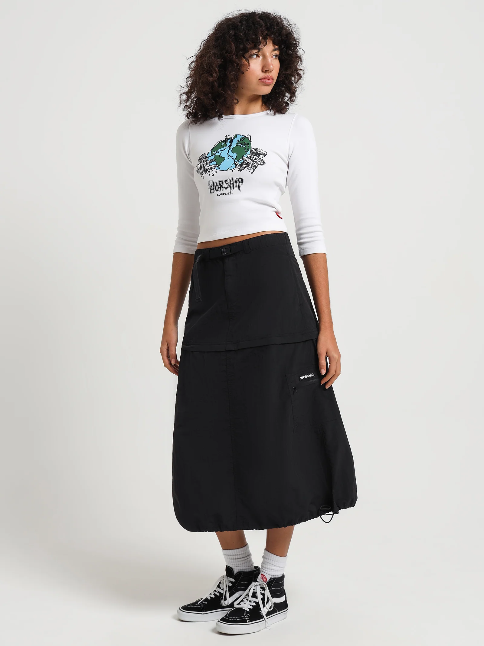 Split Decision Micro 3/4 Sleeve T-Shirt - Image 5