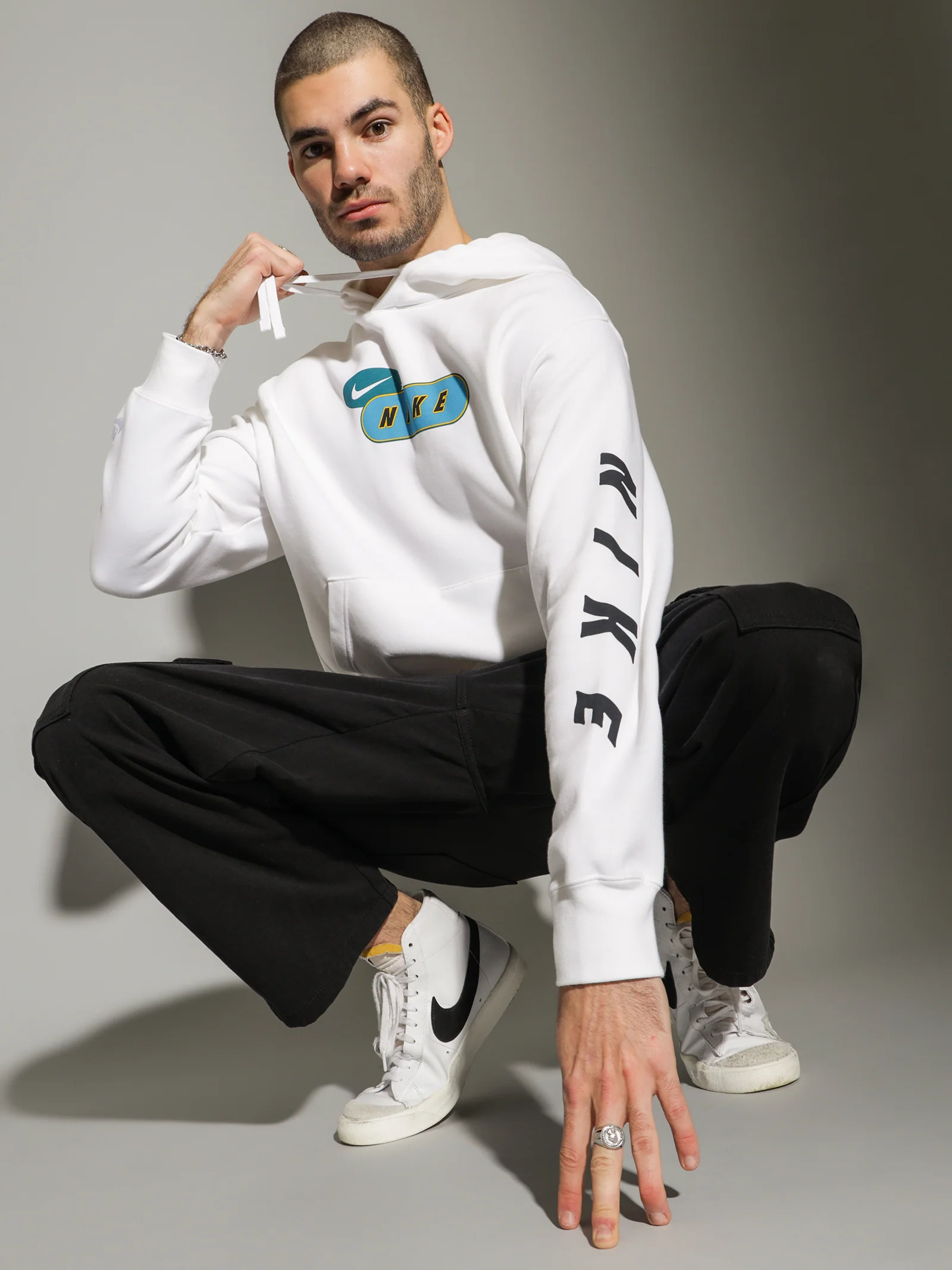 Sportswear Bubble Logo Hoodie - Image 5