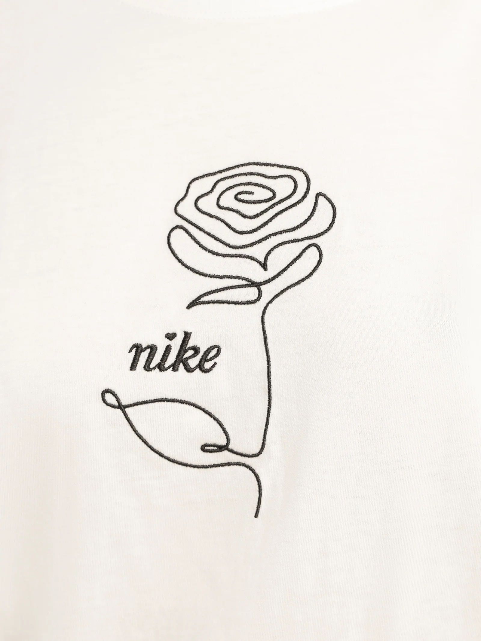 Sportswear Embroidered Rose T-Shirt - Image 4