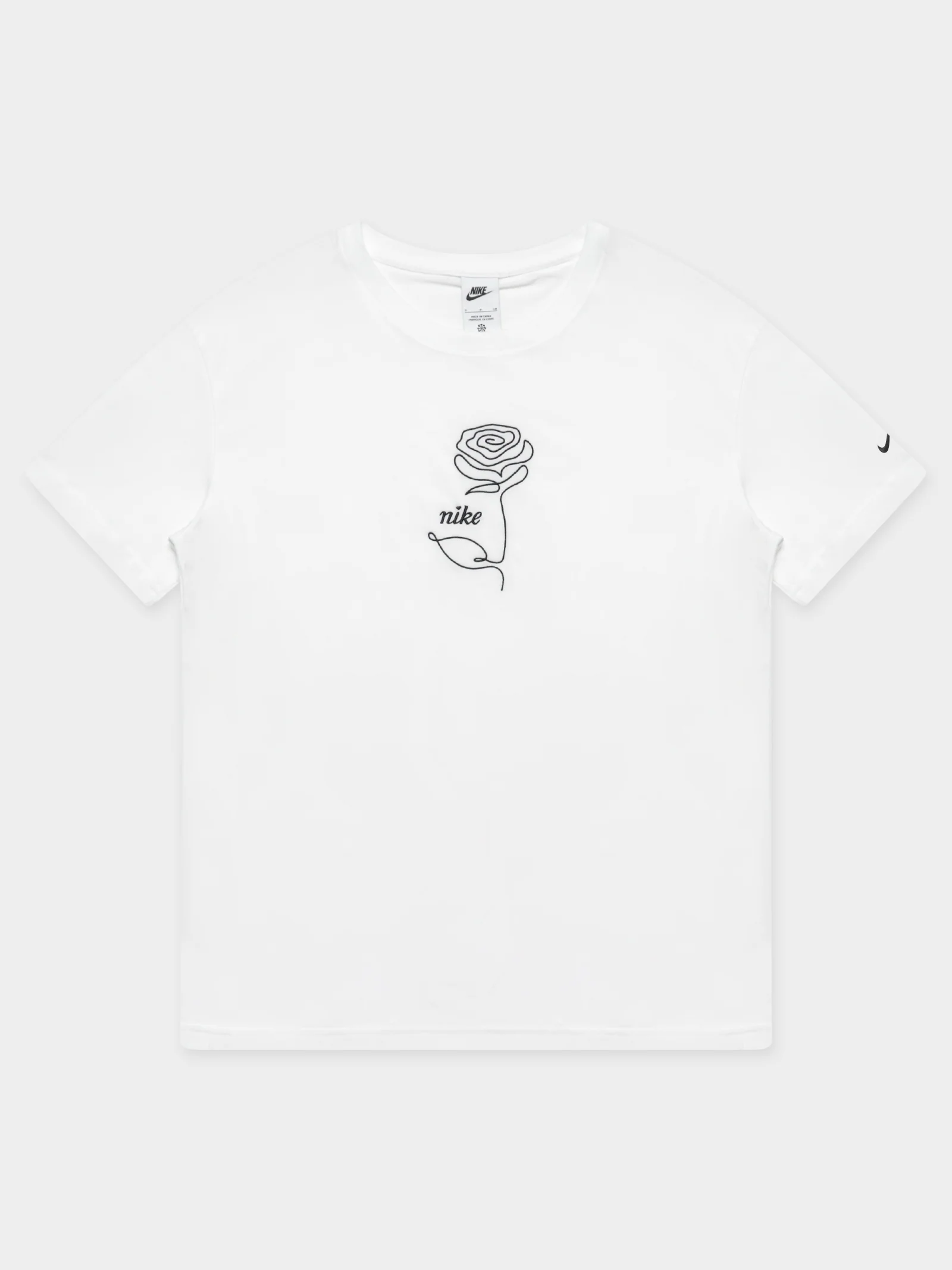 Sportswear Embroidered Rose T-Shirt - Image 6