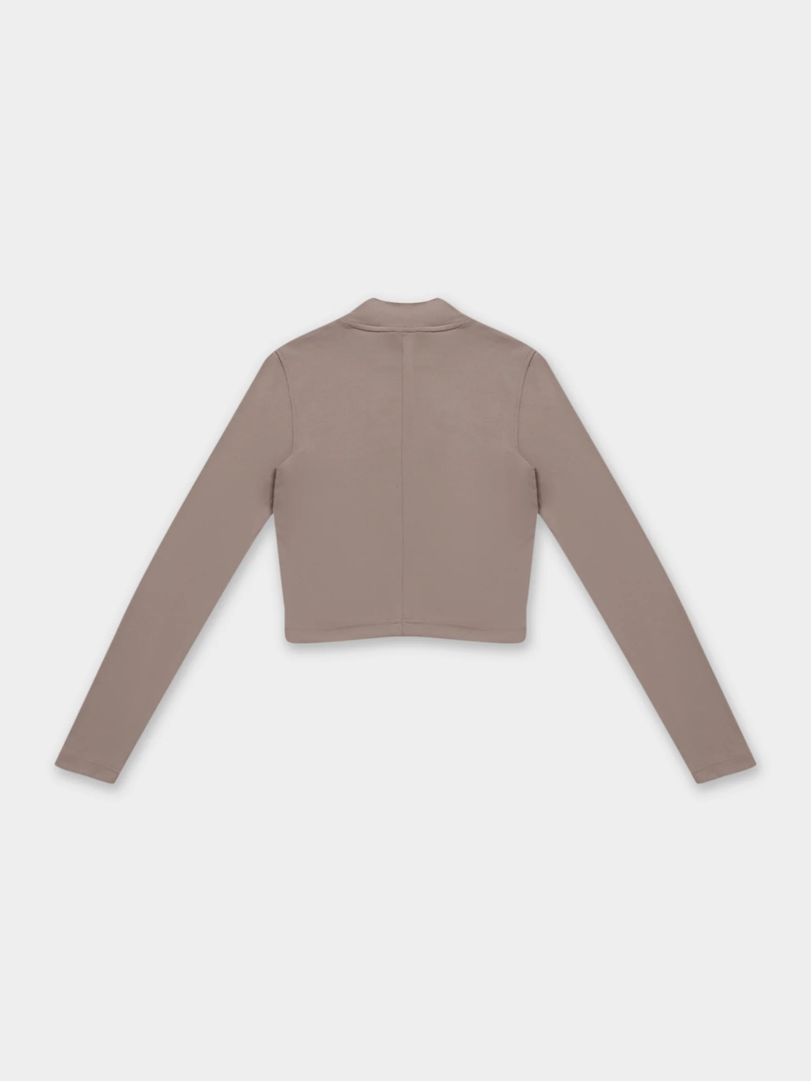 Sportswear Essentials Ribbed Mock Neck Long Sleeve Top - Image 7