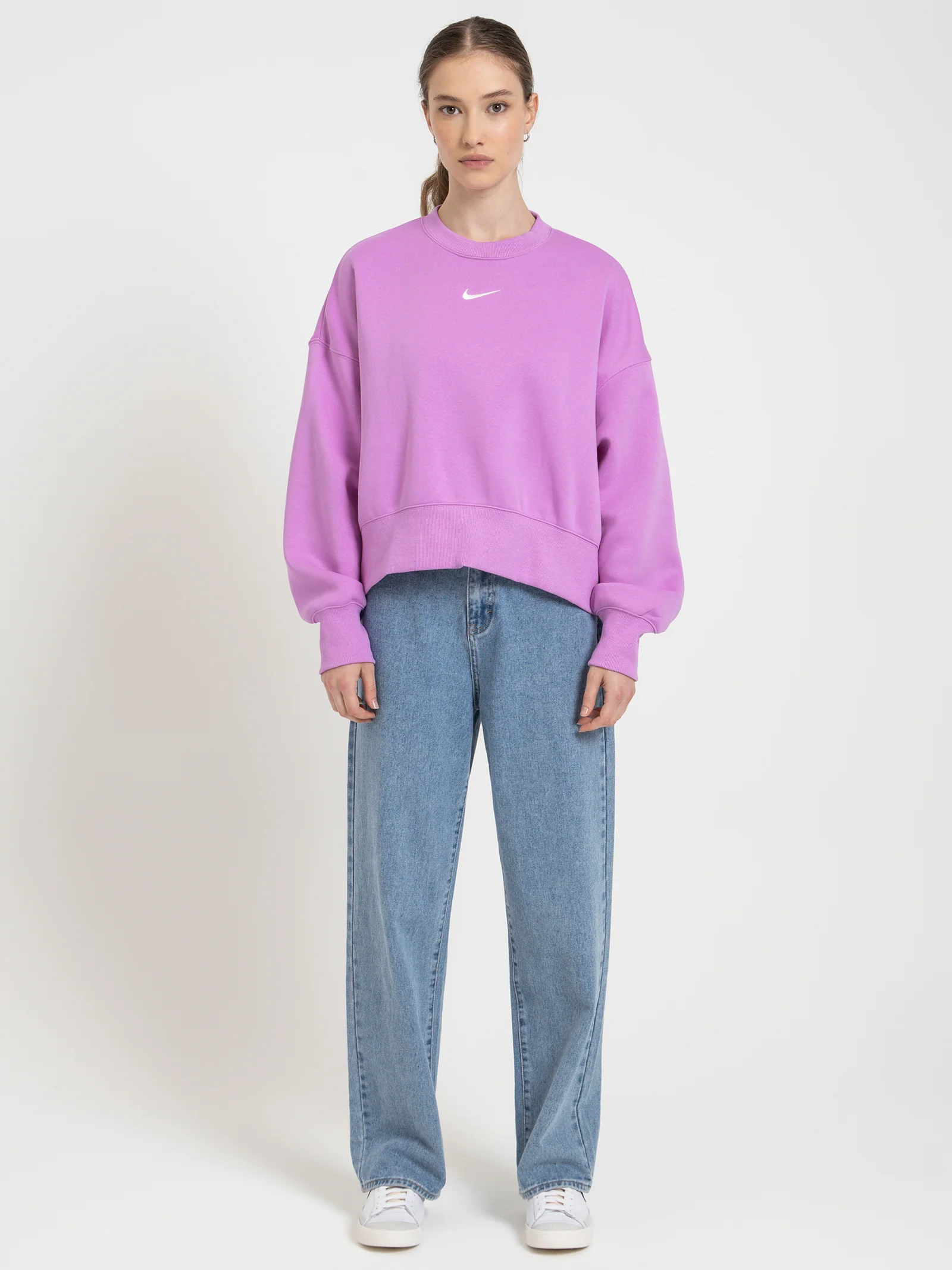 Sportswear Phoenix Fleece Over Oversized Crew Neck Sweatshirt - Image 2