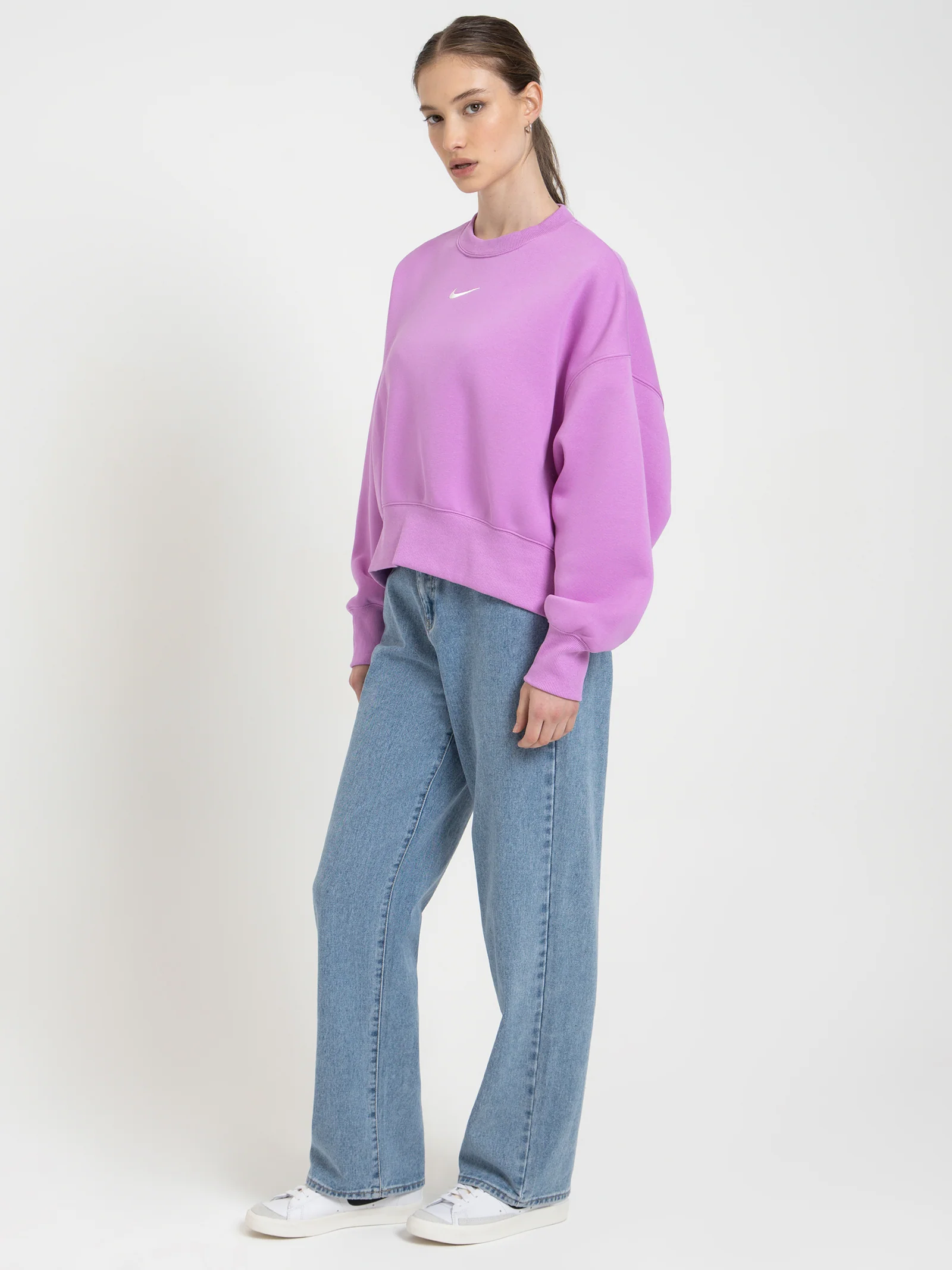Sportswear Phoenix Fleece Over Oversized Crew Neck Sweatshirt - Image 4