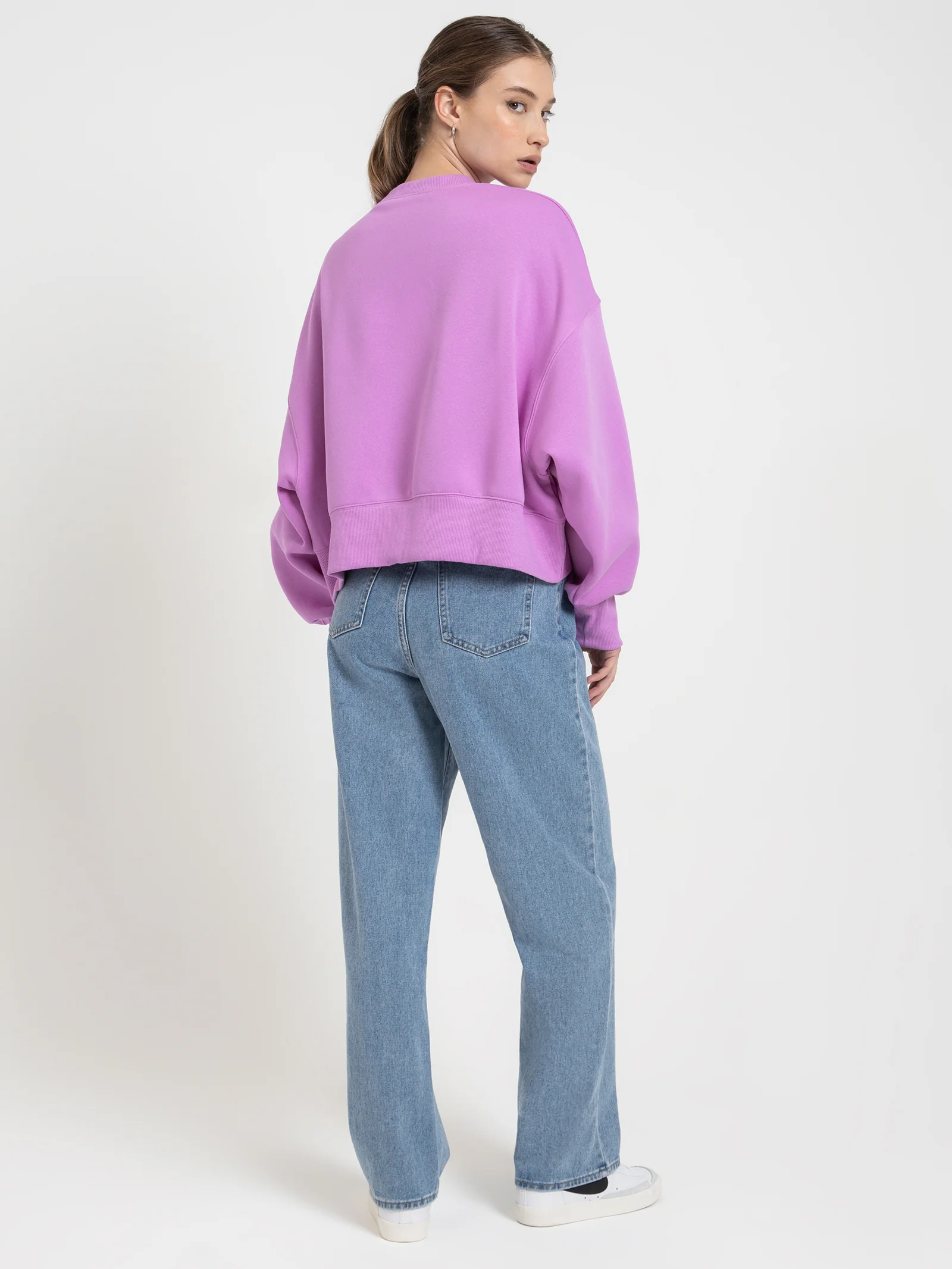 Sportswear Phoenix Fleece Over Oversized Crew Neck Sweatshirt - Image 5