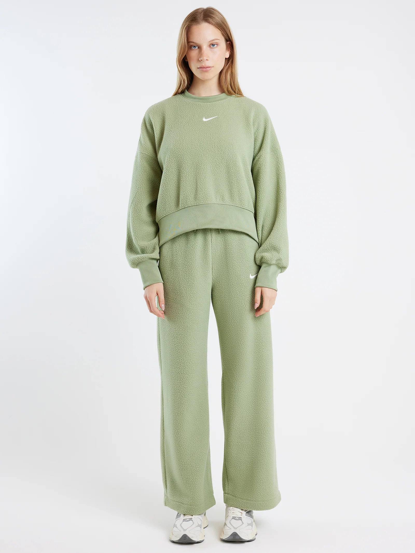 Sportswear Plush Mod Cropped Crewneck - Image 2