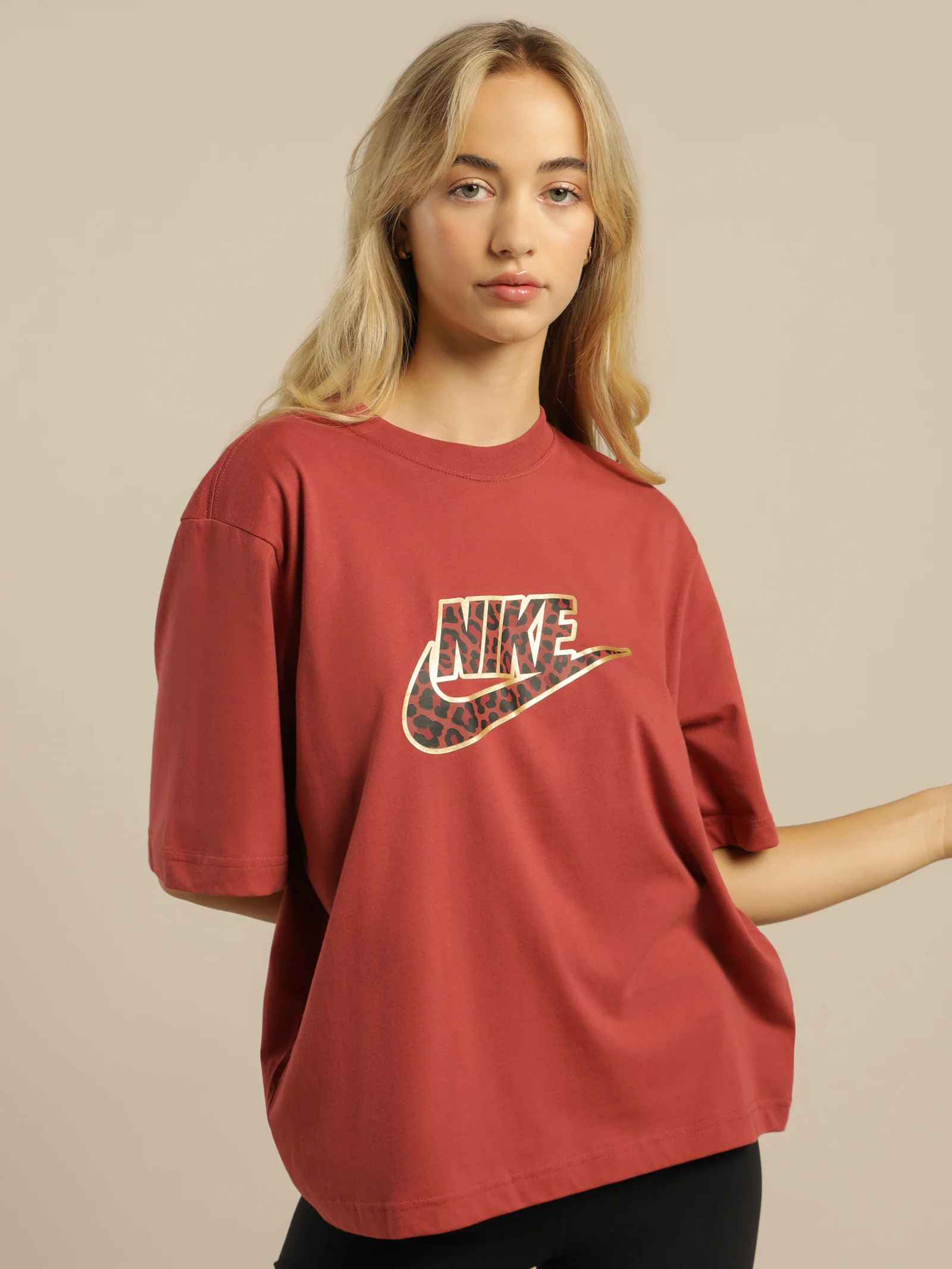 Sportswear T-Shirt Boxy Leopard - Image 2