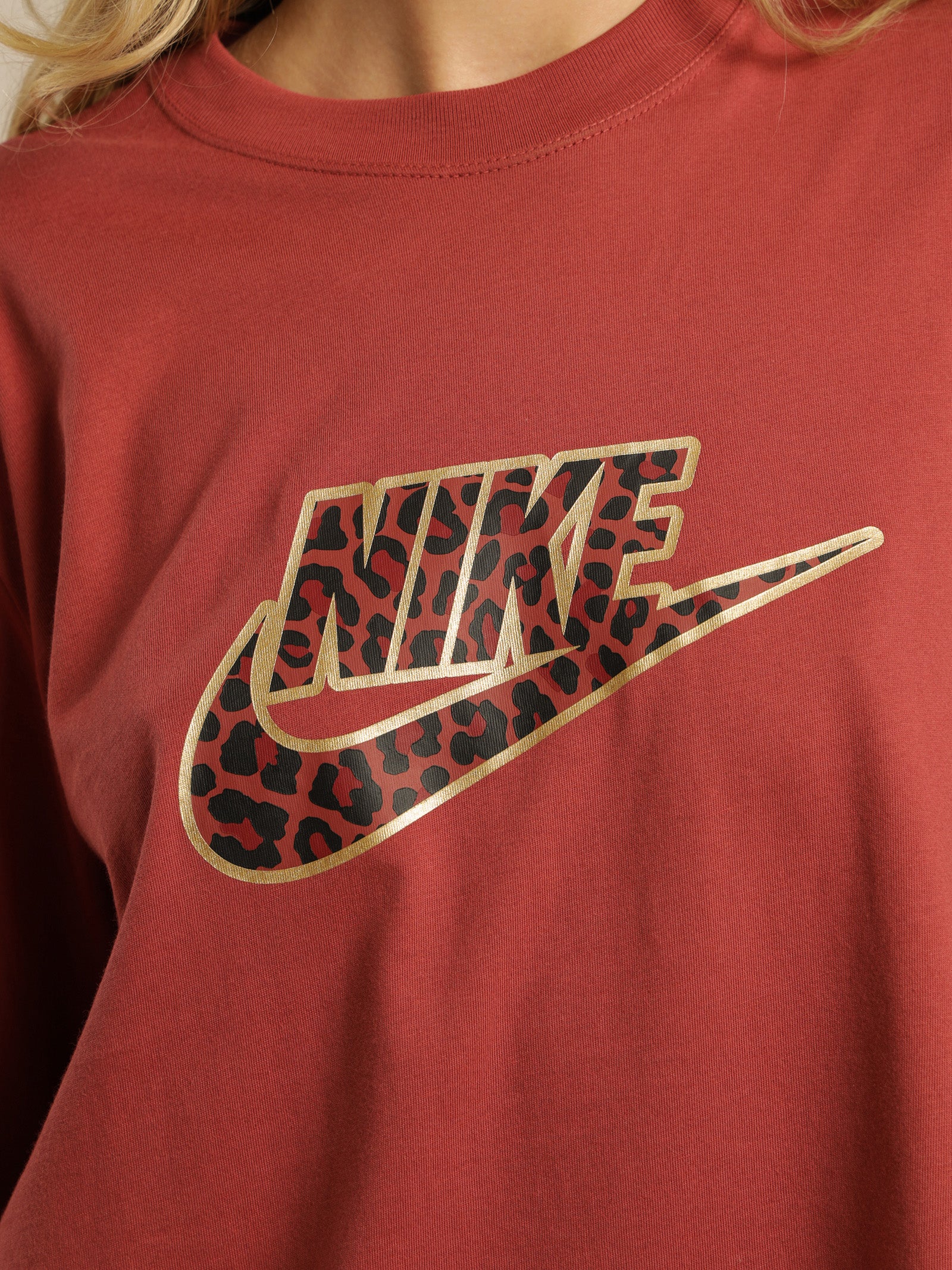 Sportswear T-Shirt Boxy Leopard - Image 4