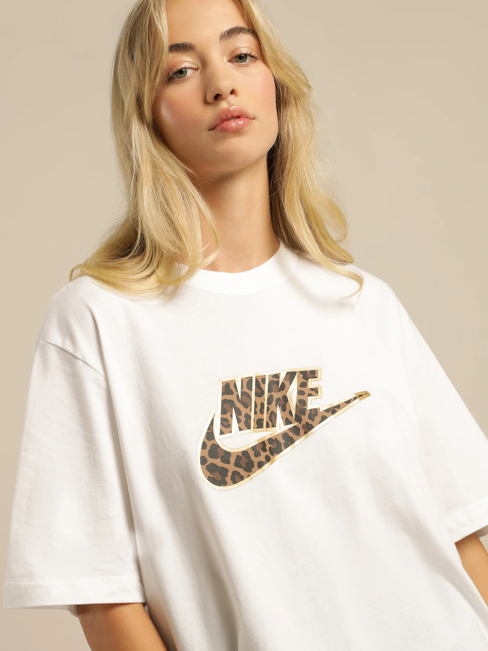 Sportswear T-Shirt Boxy Leopard - Image 2