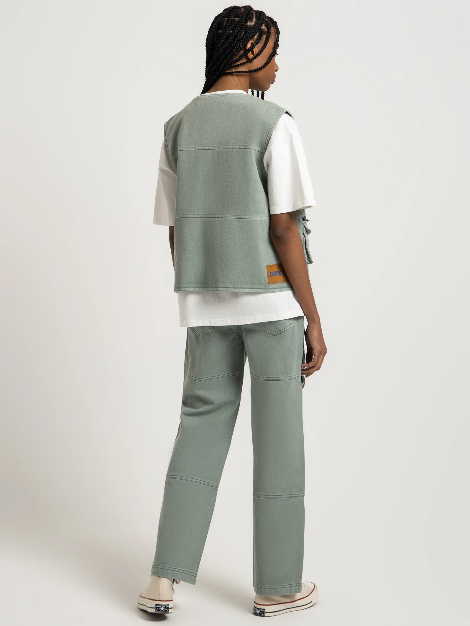 Stamped Owwy Utility Cargo Jeans - Image 6