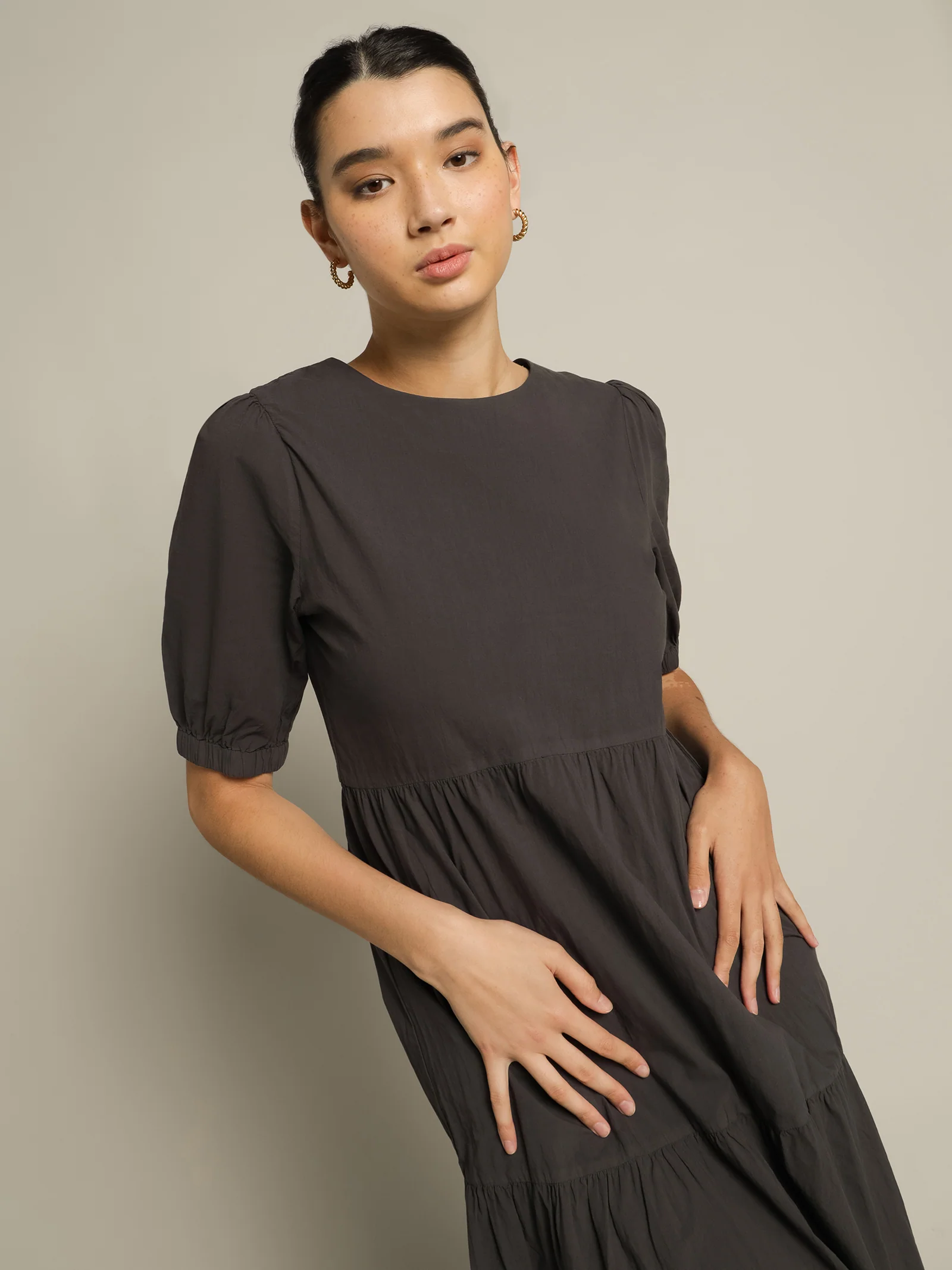 Stella Poplin Maxi Dress - Image 4