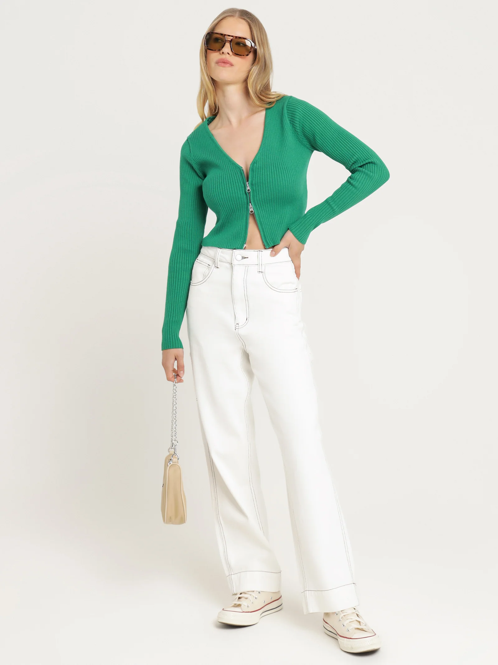 Stevie Zip Front Top - Image 5
