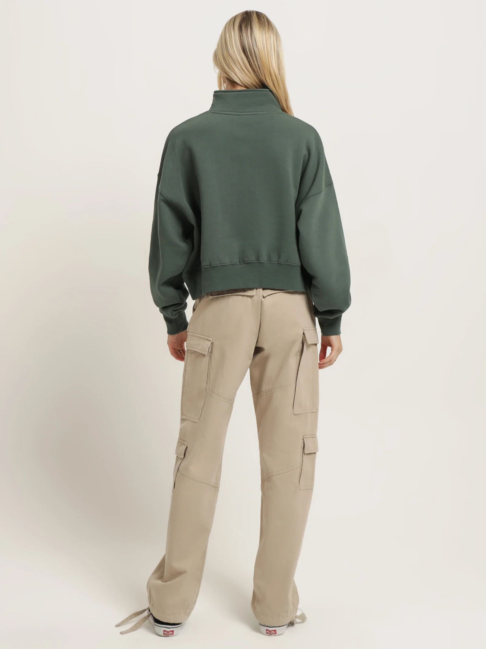 Stock 1/4 Zip Fleece Sweater - Image 3