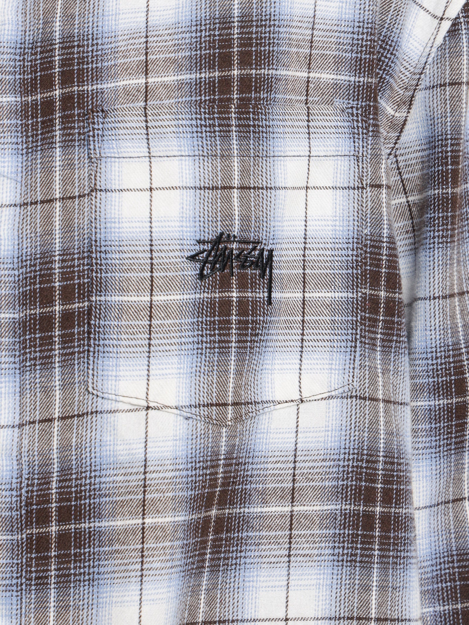 Stock Check Long Sleeve Shirt - Image 3