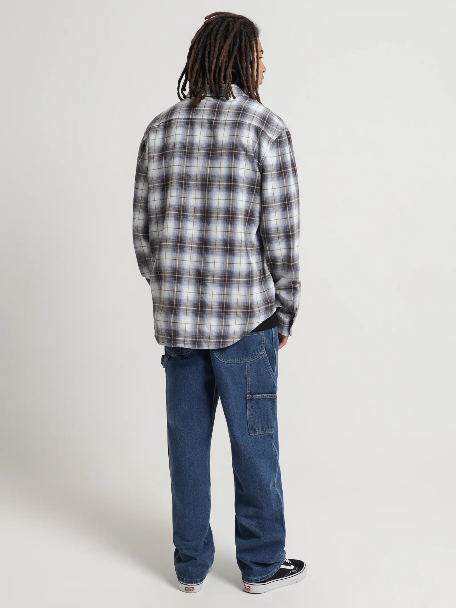 Stock Check Long Sleeve Shirt - Image 5