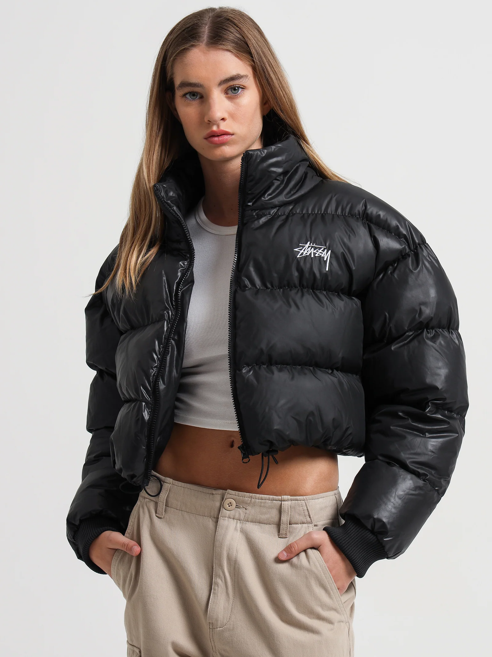 Stock Crop Puffer Jacket - Image 3