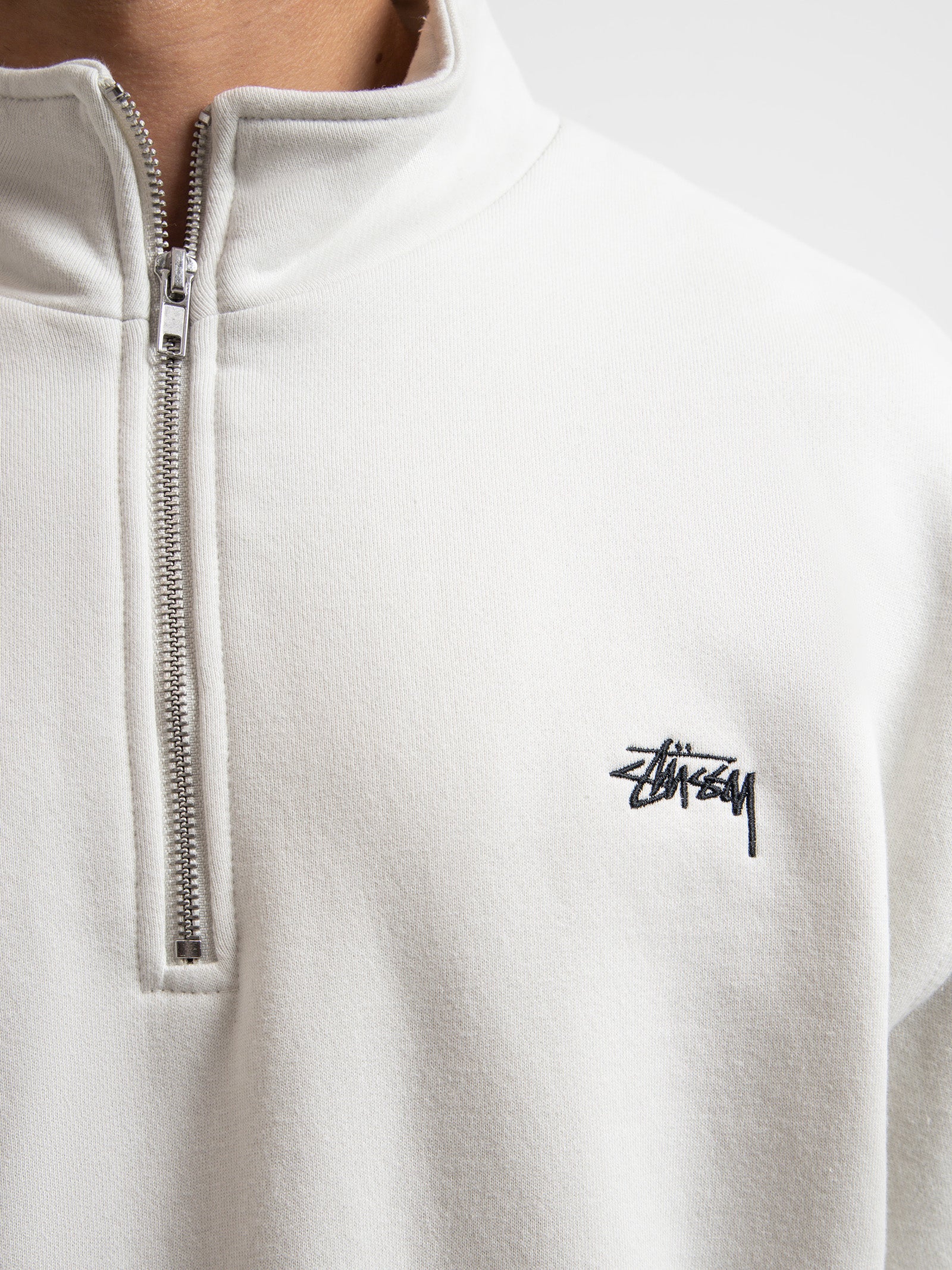 Stock Logo Mock Neck Fleece - Image 3