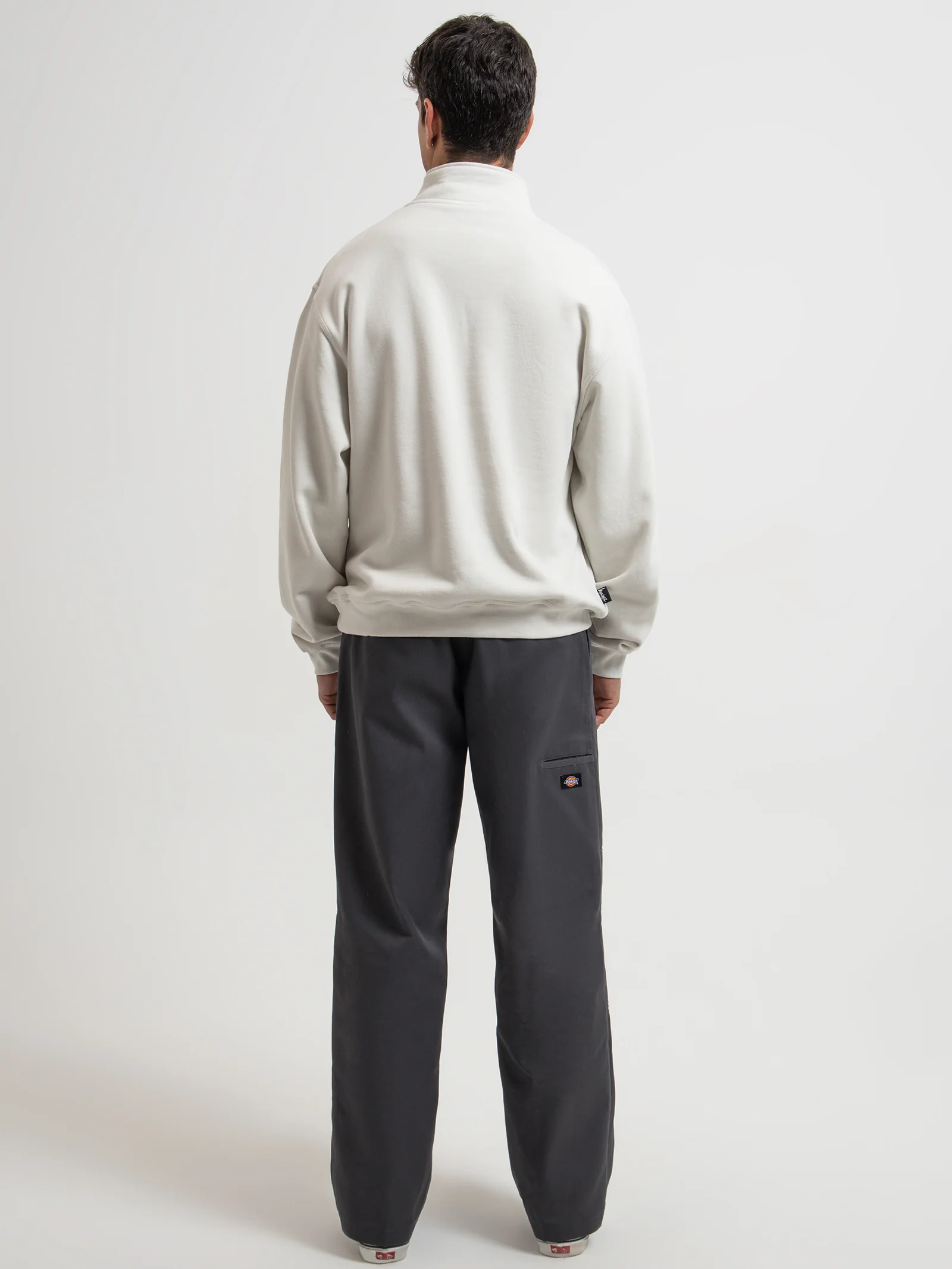 Stock Logo Mock Neck Fleece - Image 5