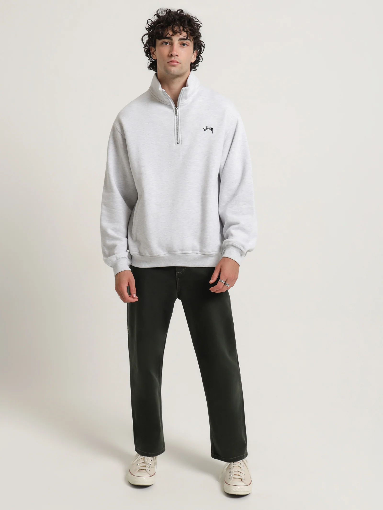 Stock Logo Mock Neck Sweater - Image 2