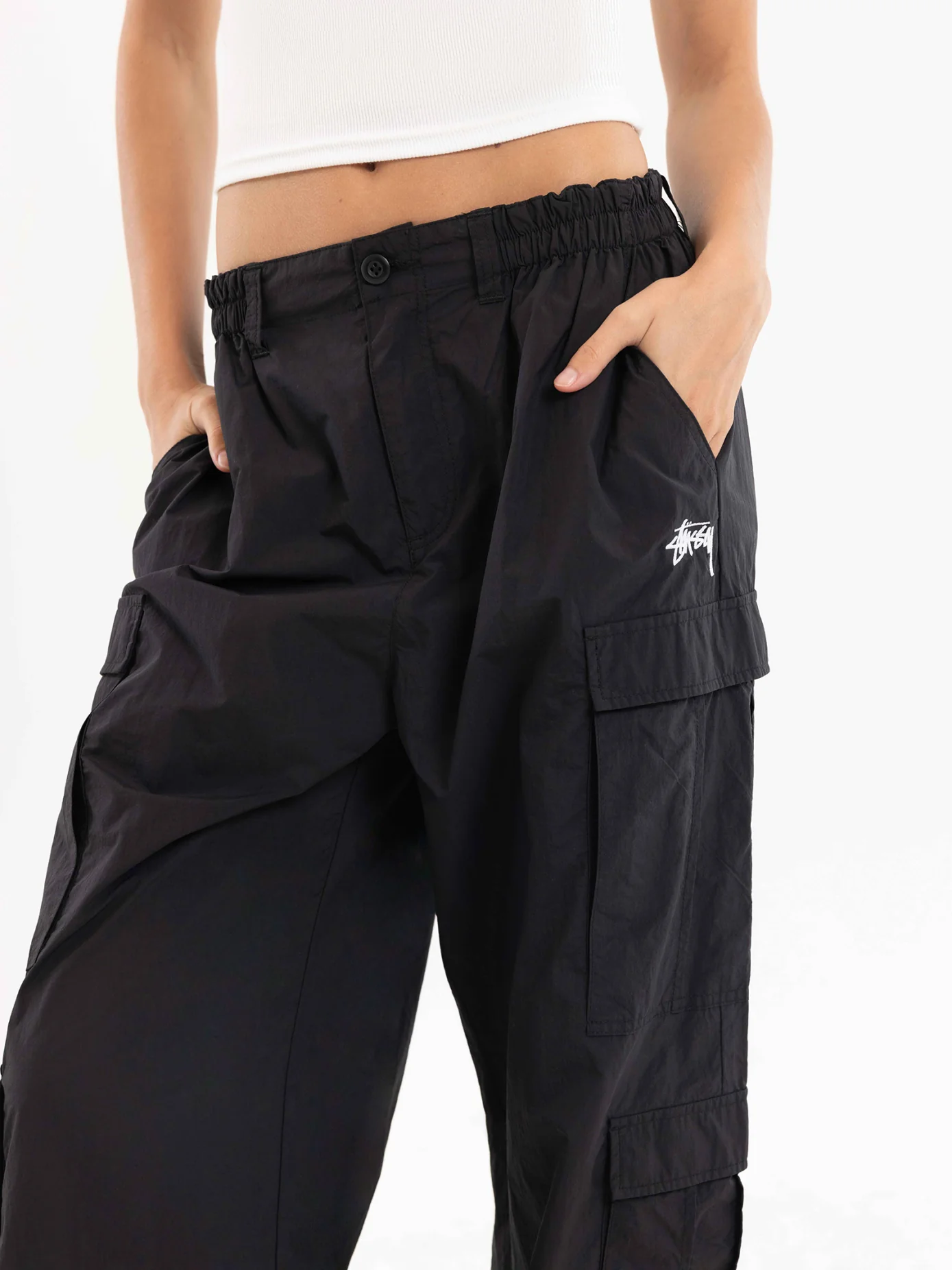 Stock Nylon Cargo Pants - Image 7