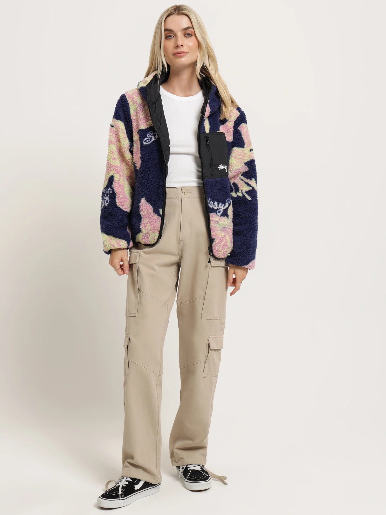Stock Sherpa Hooded Jacket - Image 2