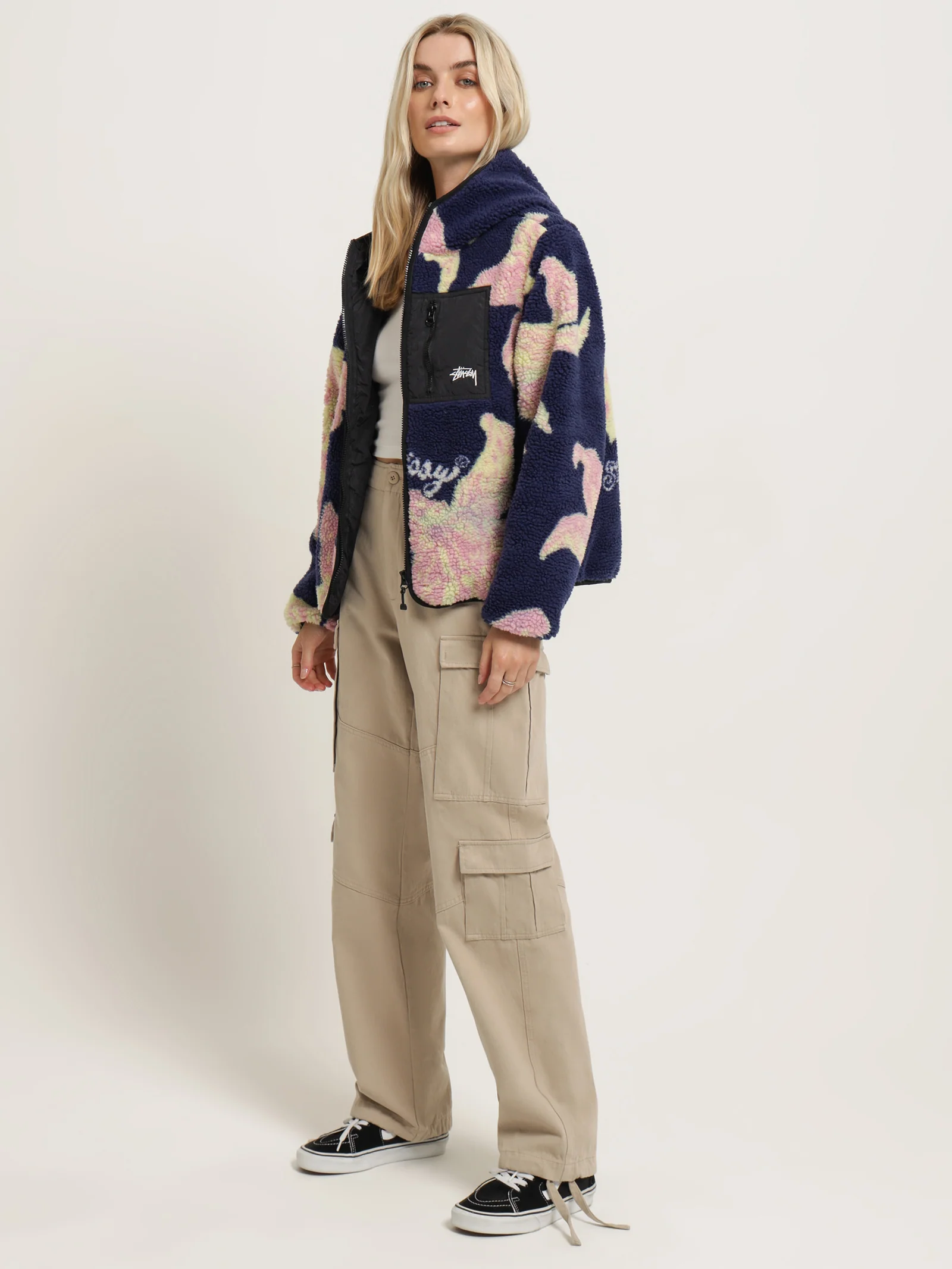 Stock Sherpa Hooded Jacket - Image 3