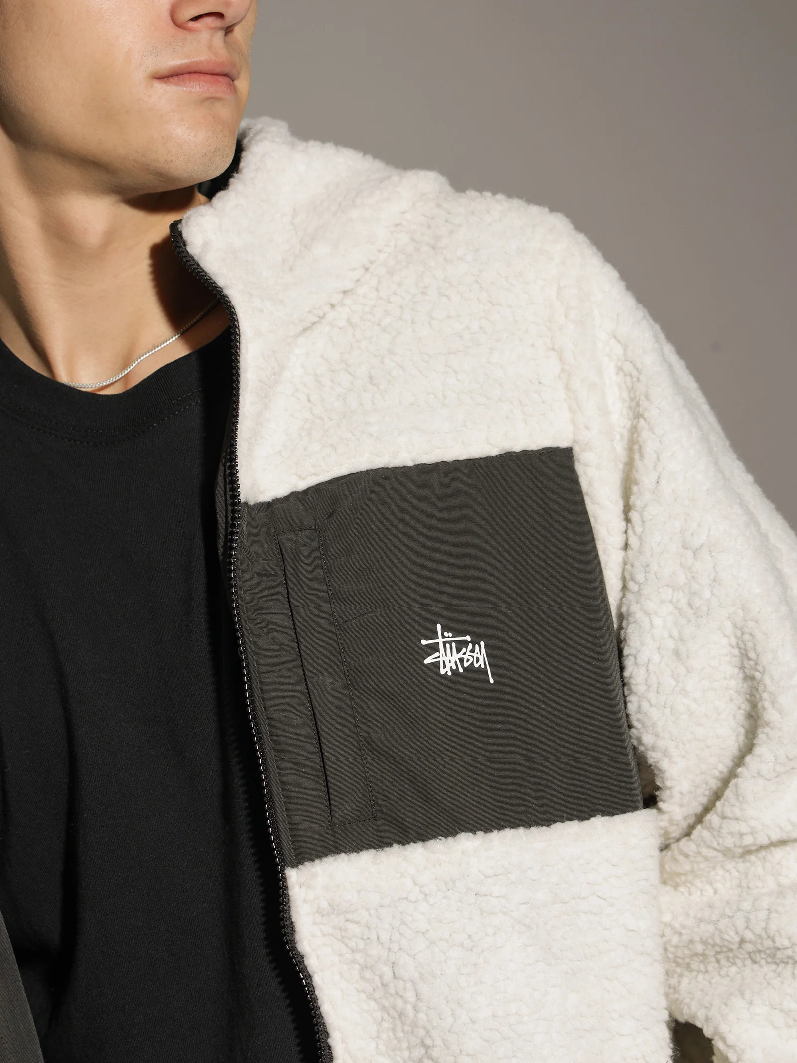 Stock Sherpa Reversible Jacket - Image 4