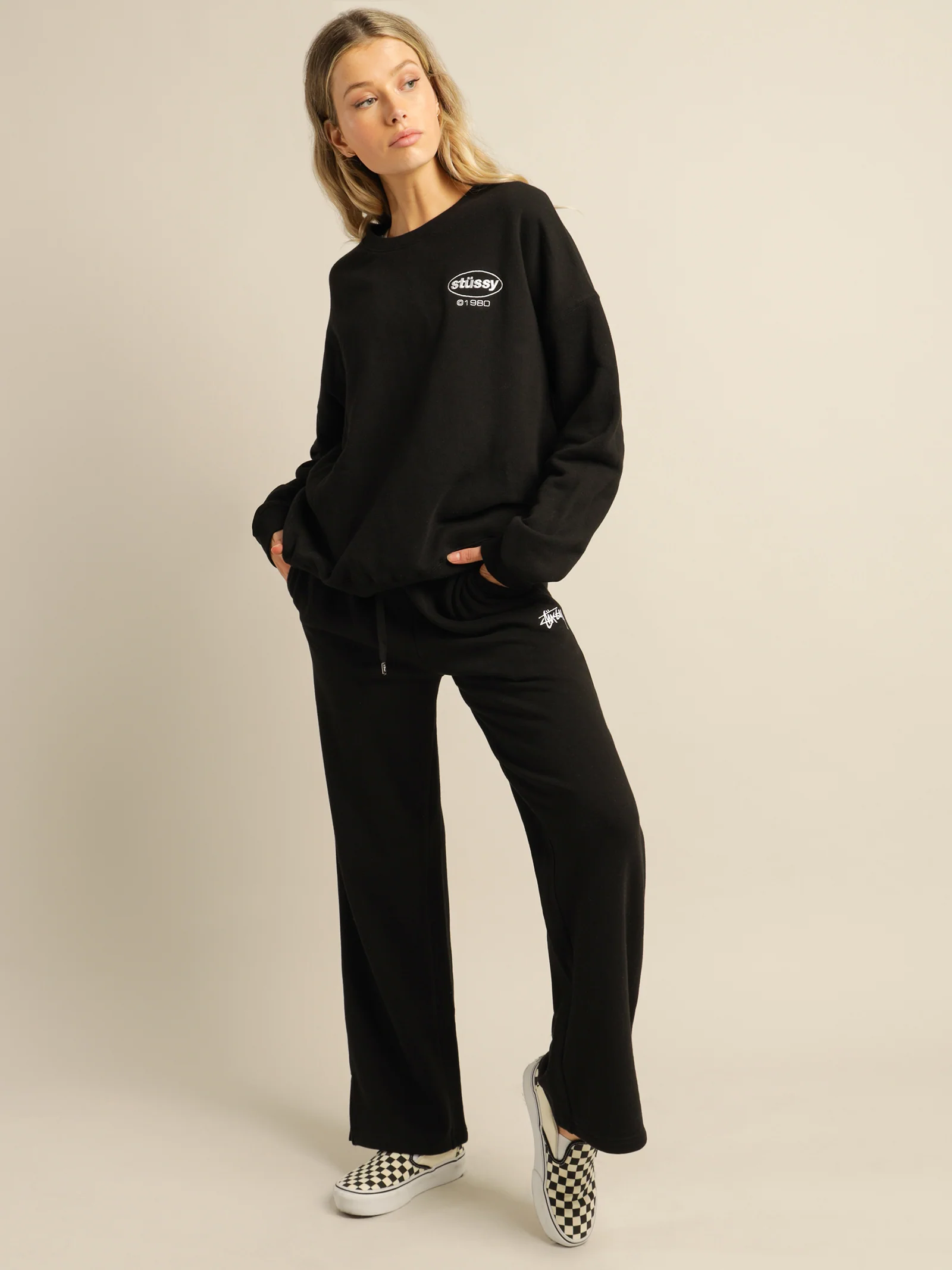 Stock Wide Leg Trackpants - Image 2