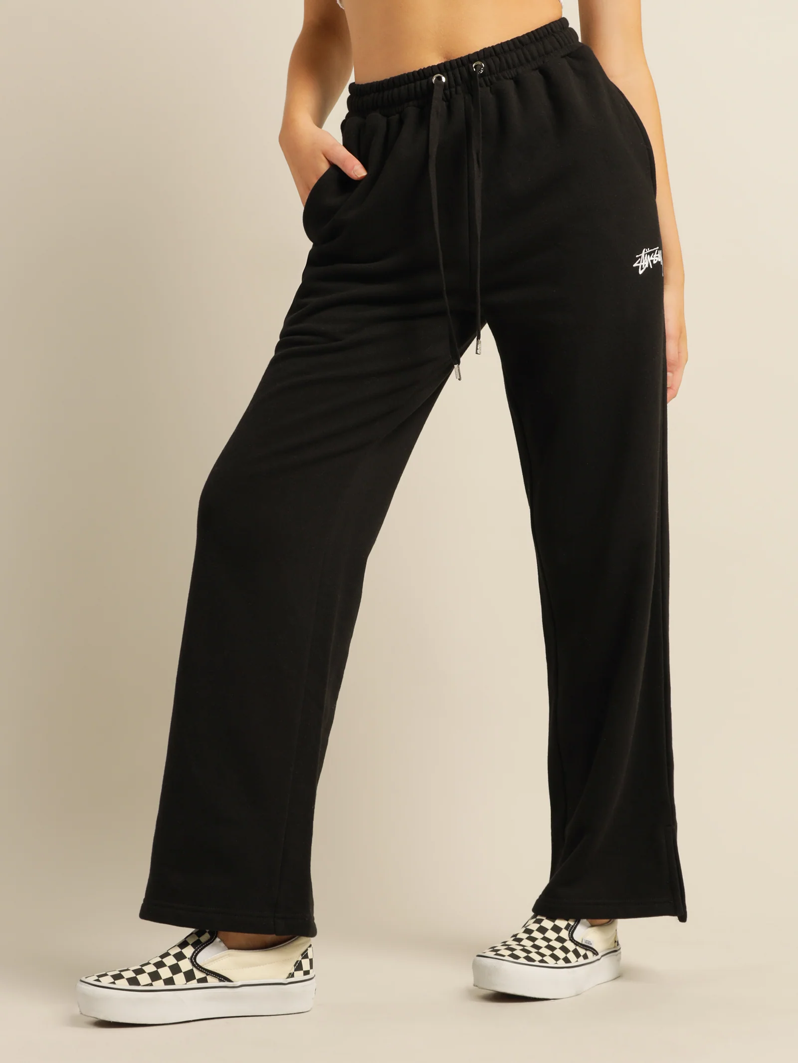 Stock Wide Leg Trackpants - Image 4