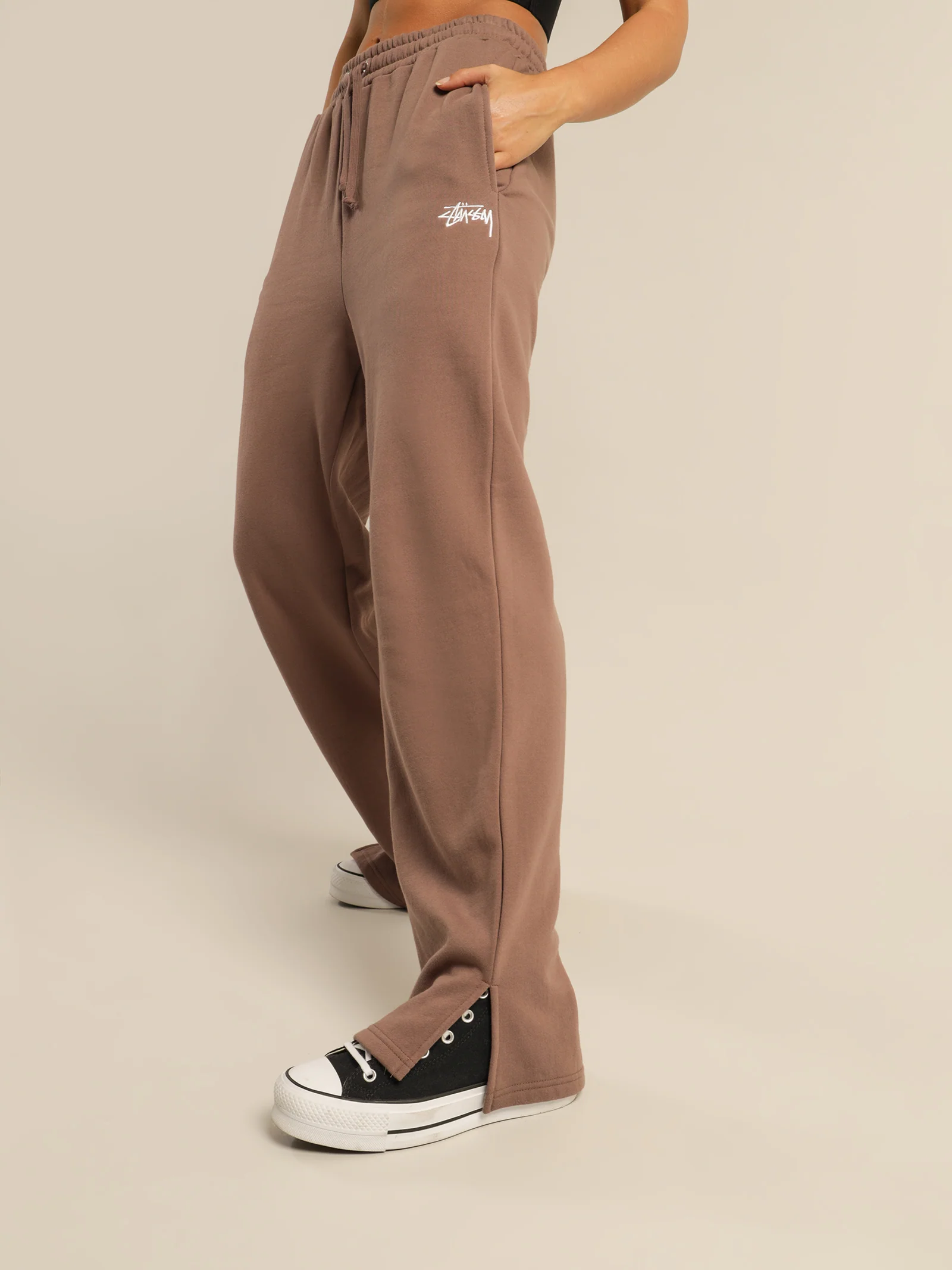 Stock Wide Leg Trackpants - Image 4