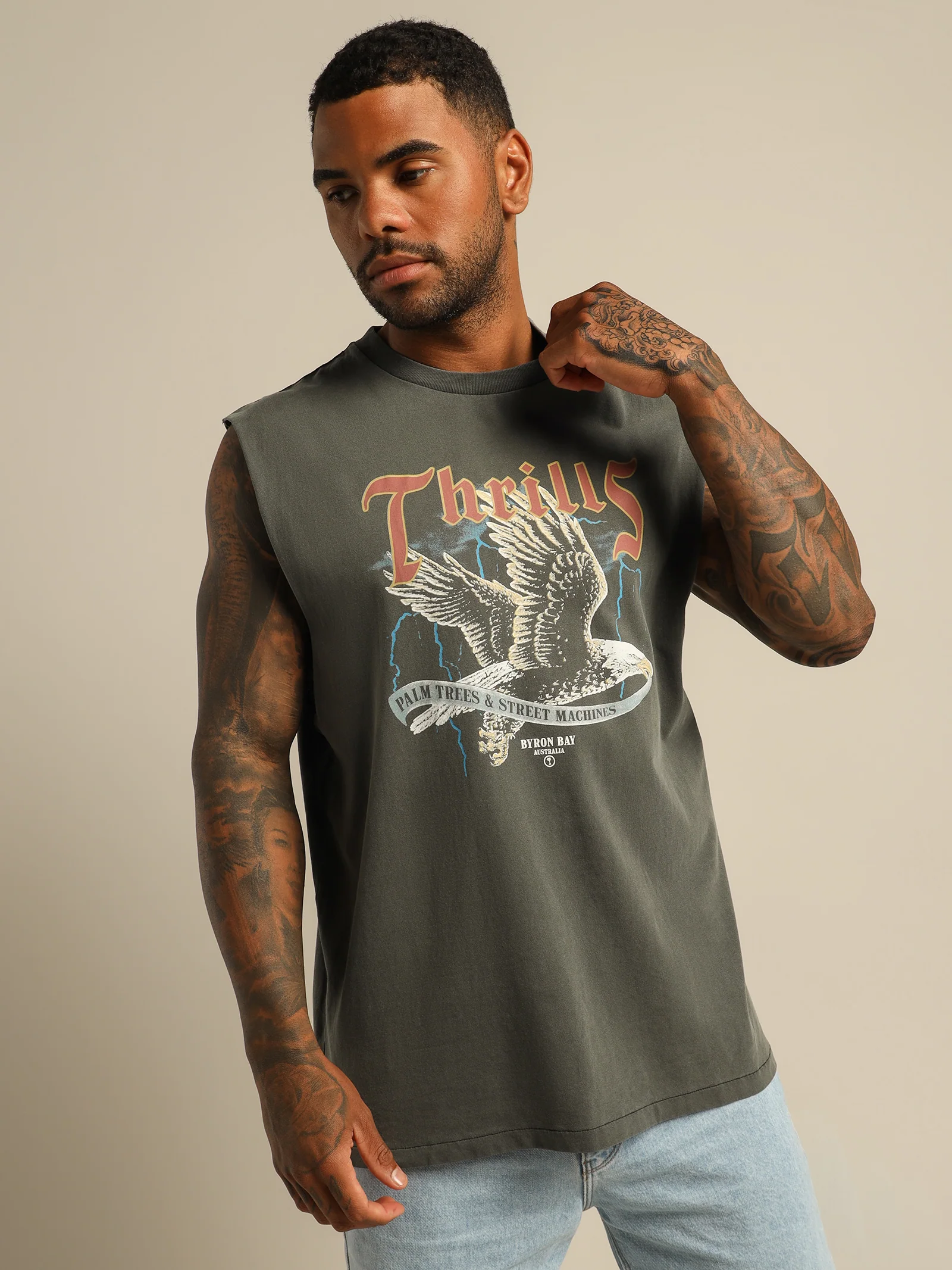 Storm The Castle Merch Fit Muscle T-Shirt - Image 4