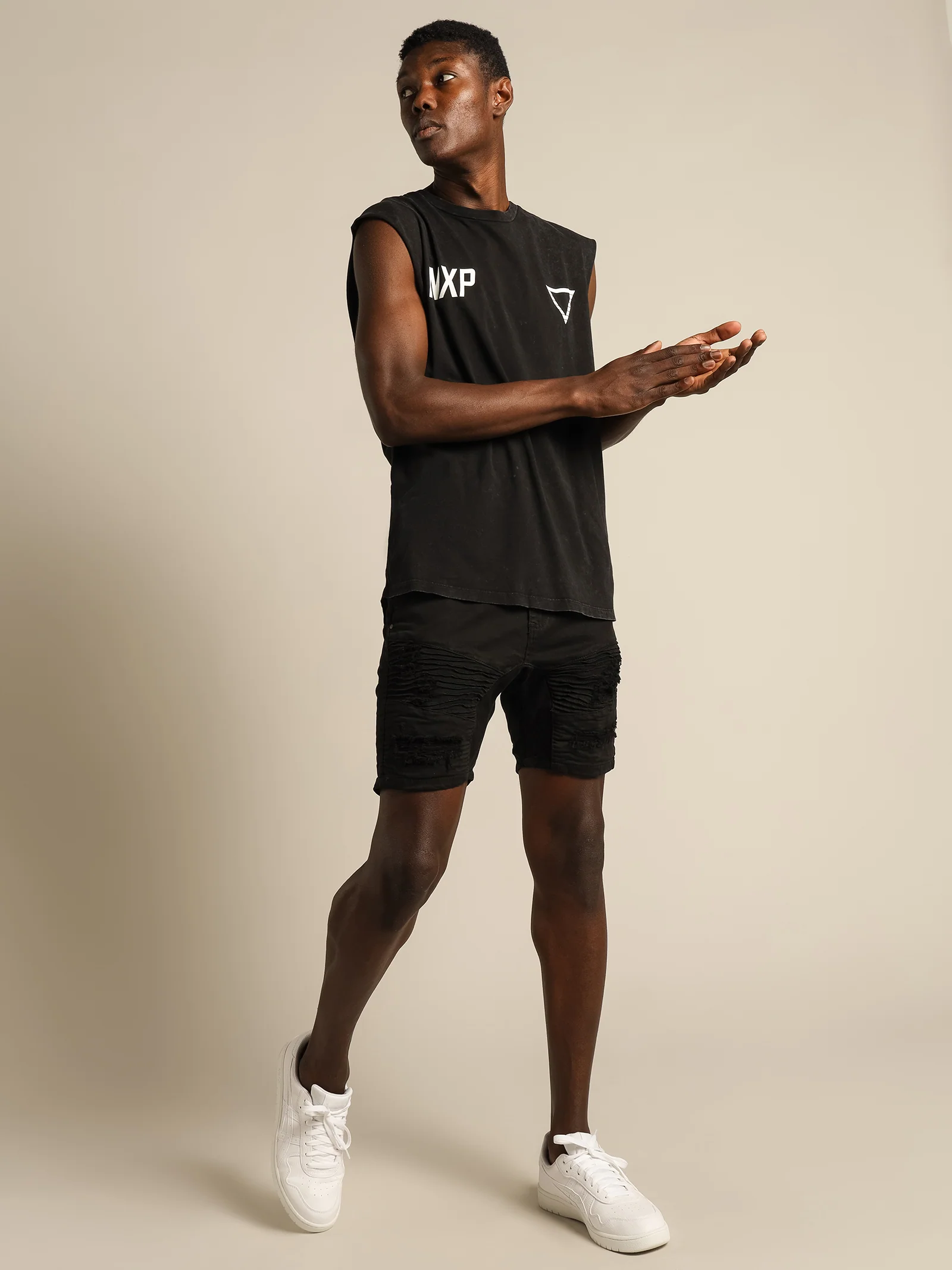 Strangers Muscle T-Shirt - Image 5