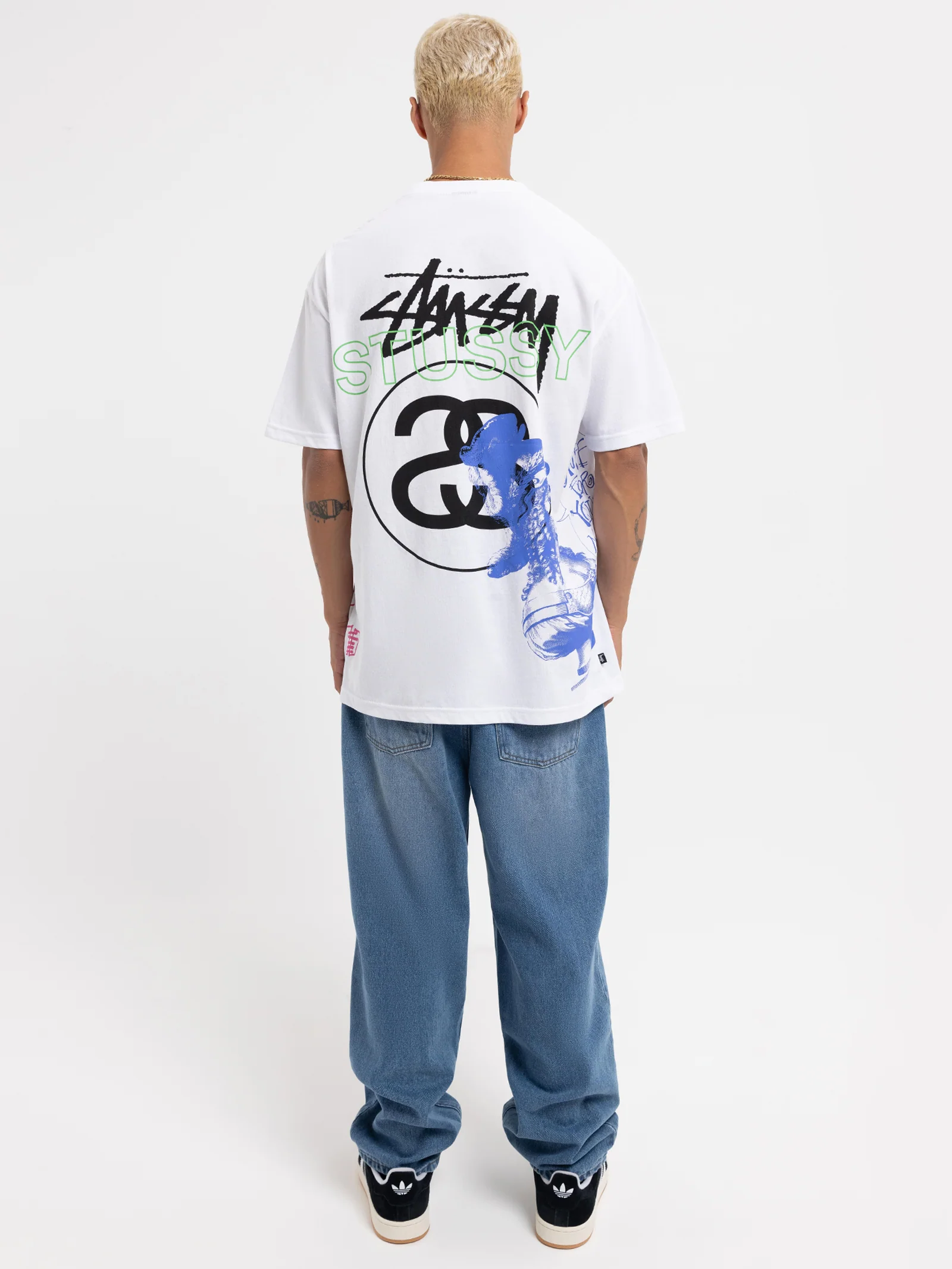 Strike Heavyweight Stussy T-Shirt - Image 4