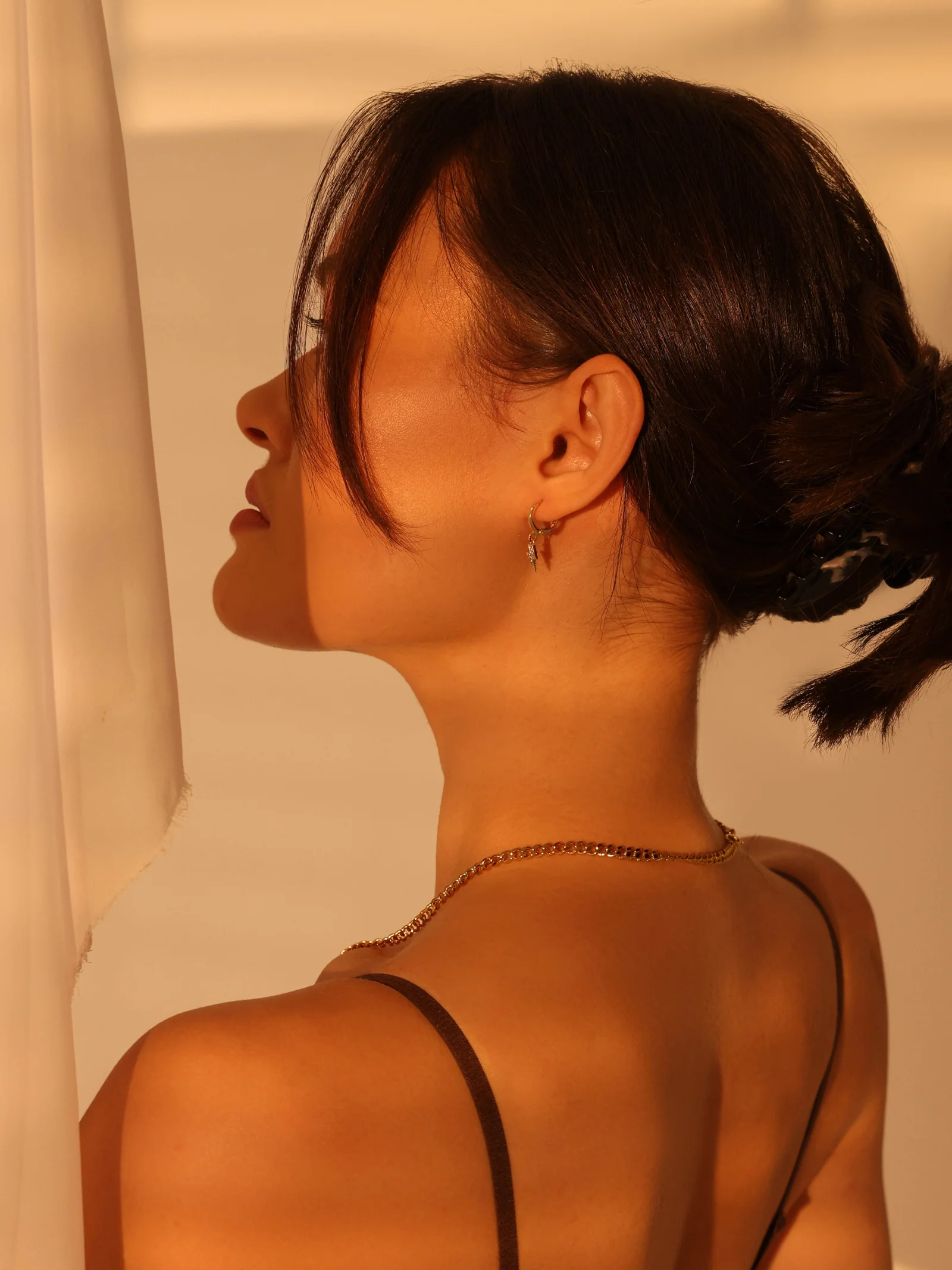 Strike Lightning Bolt Hoops - Image 3