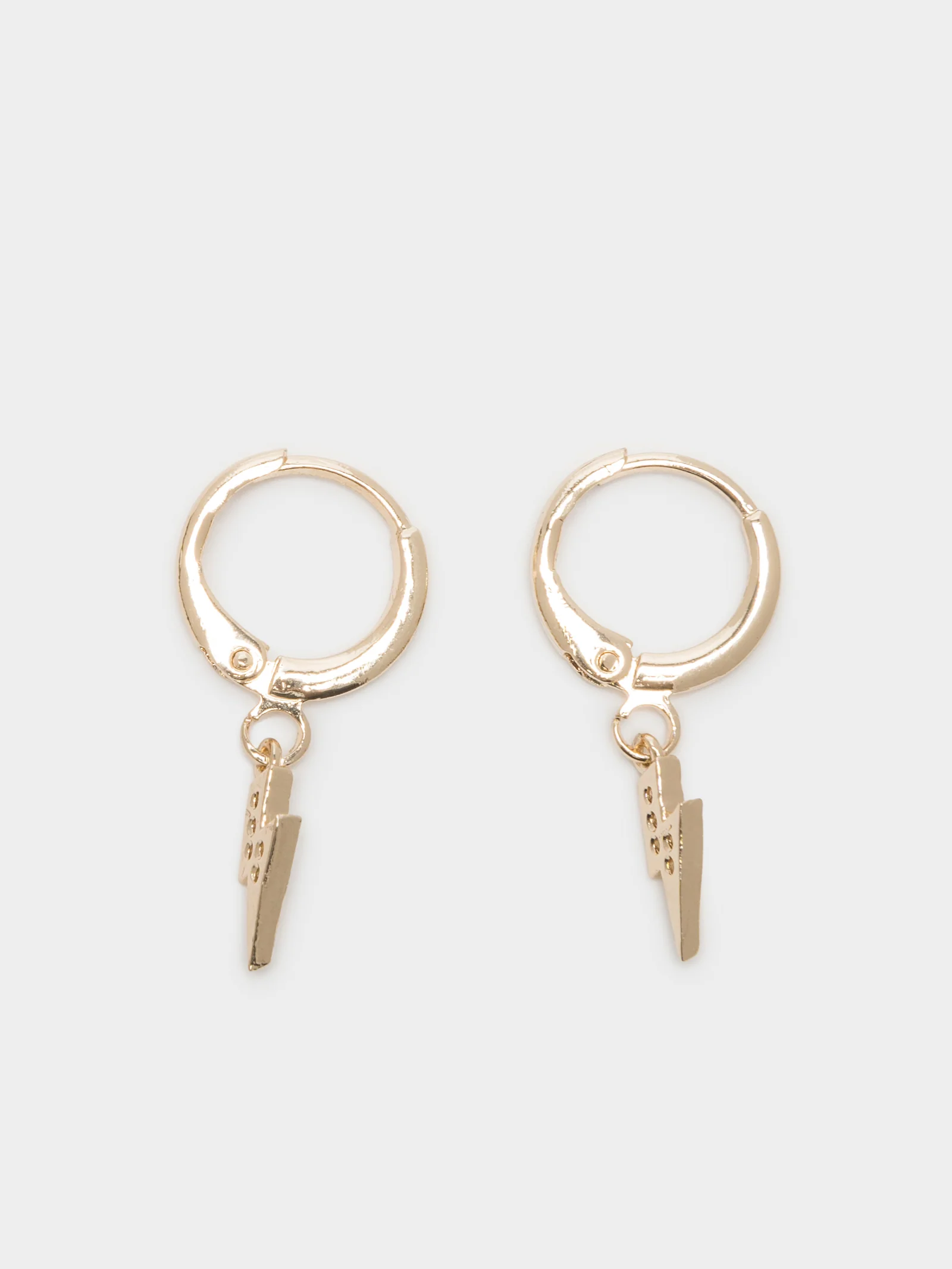 Strike Lightning Bolt Hoops - Image 4