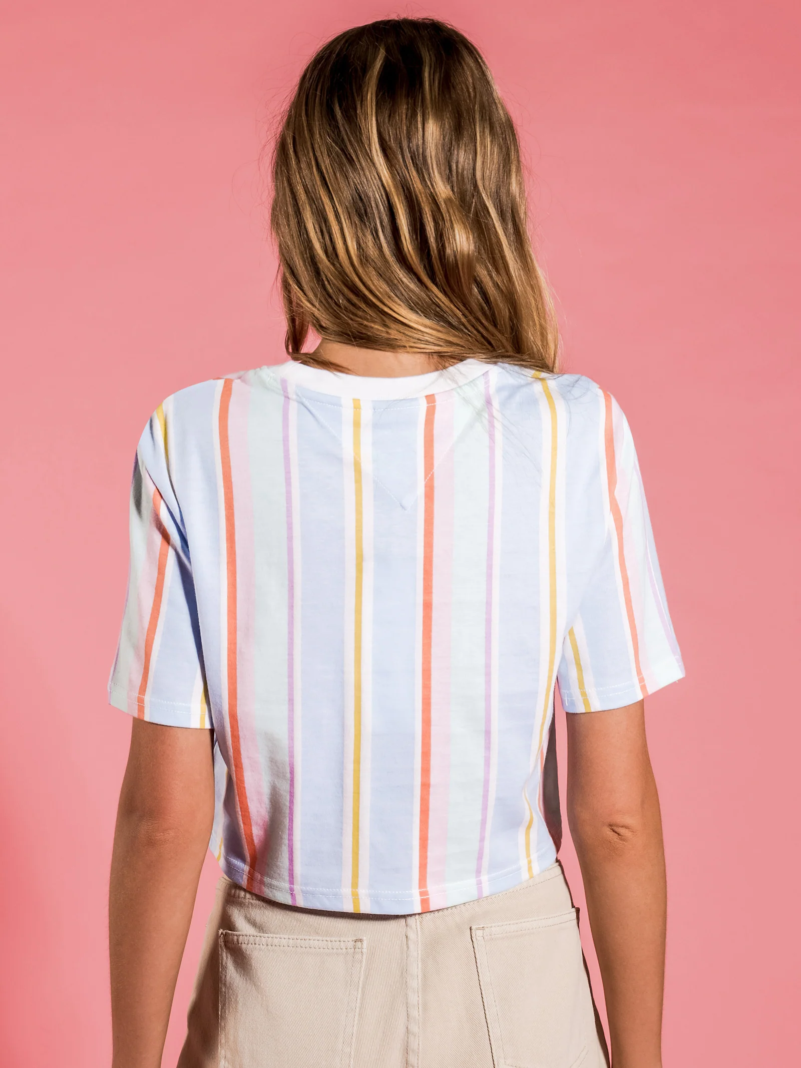 Stripe 1 Crop T-Shirt - Image 6