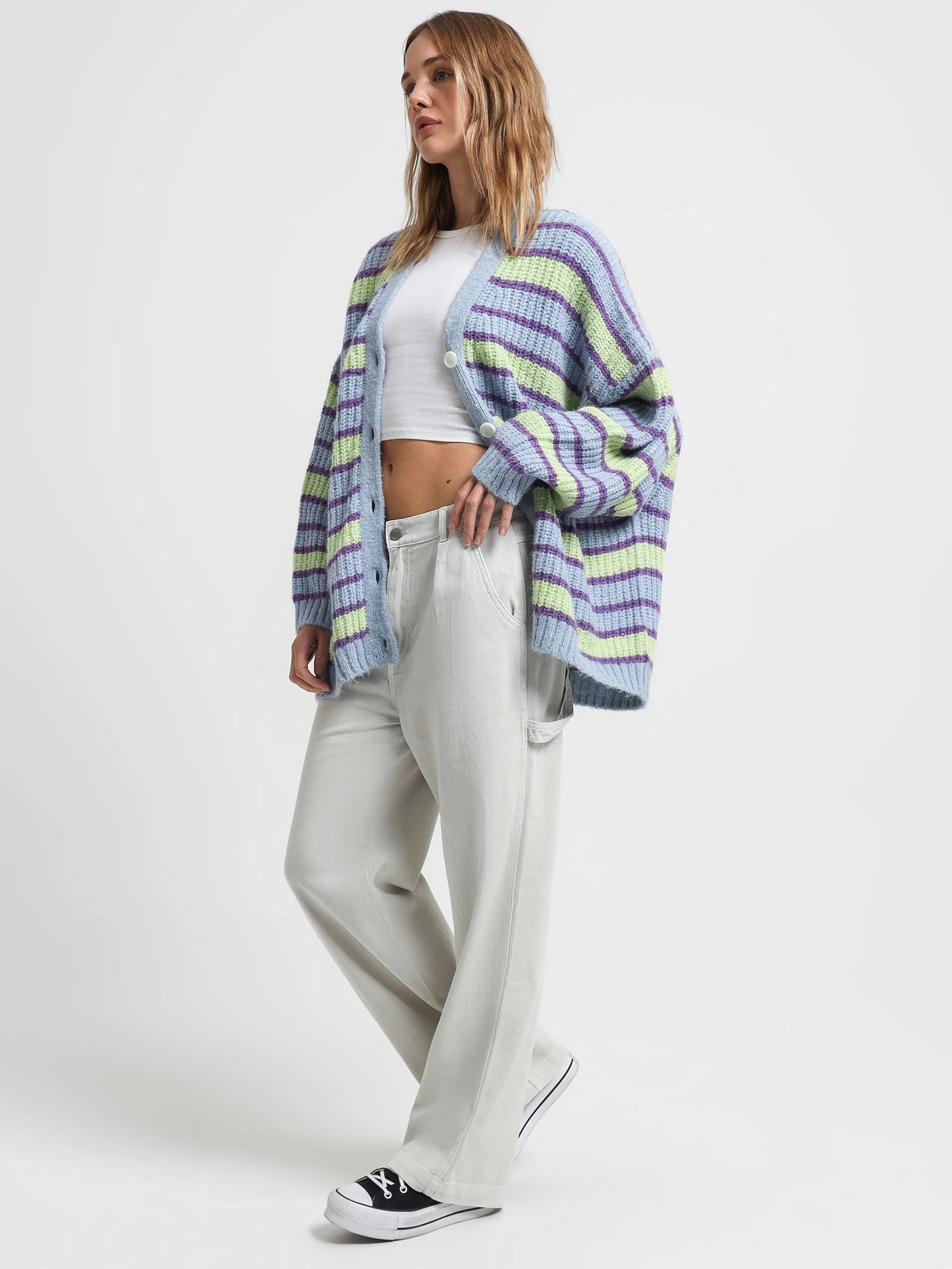 Stripe Cardigan - Image 4