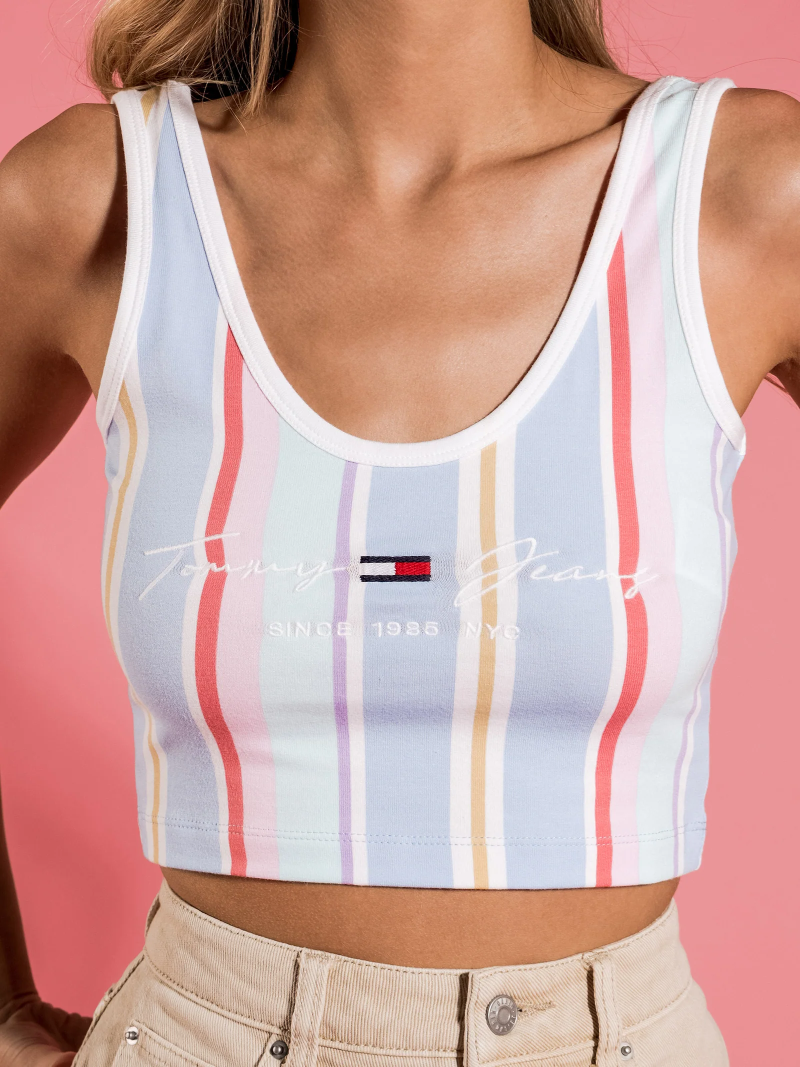 Stripe Crop Top - Image 3