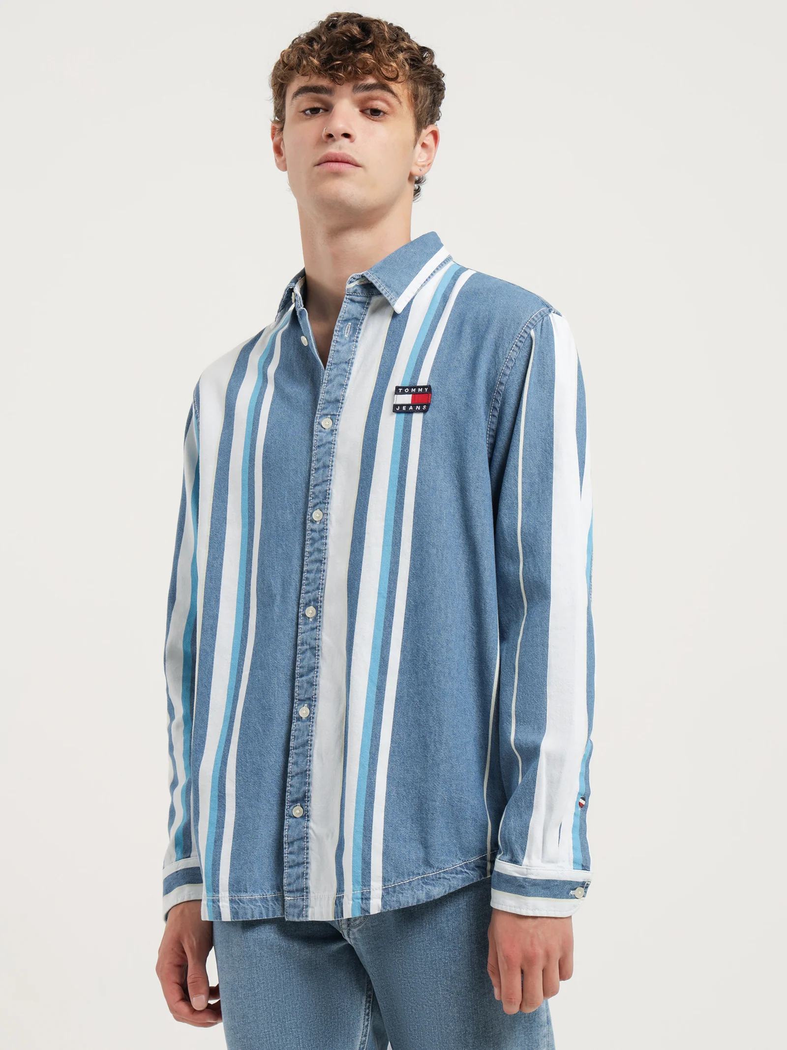 Stripe Denim Shirt - Image 2