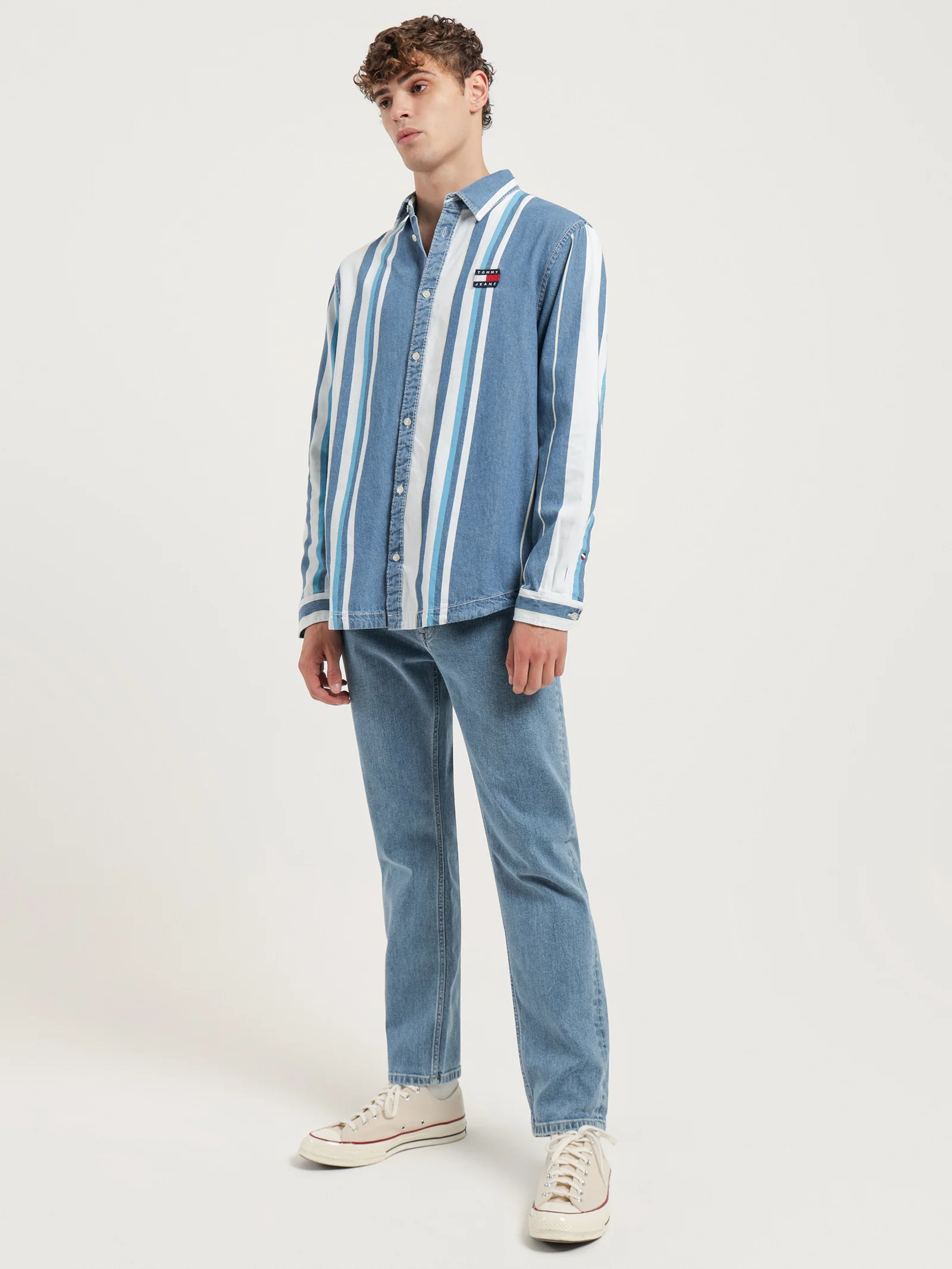 Stripe Denim Shirt - Image 3