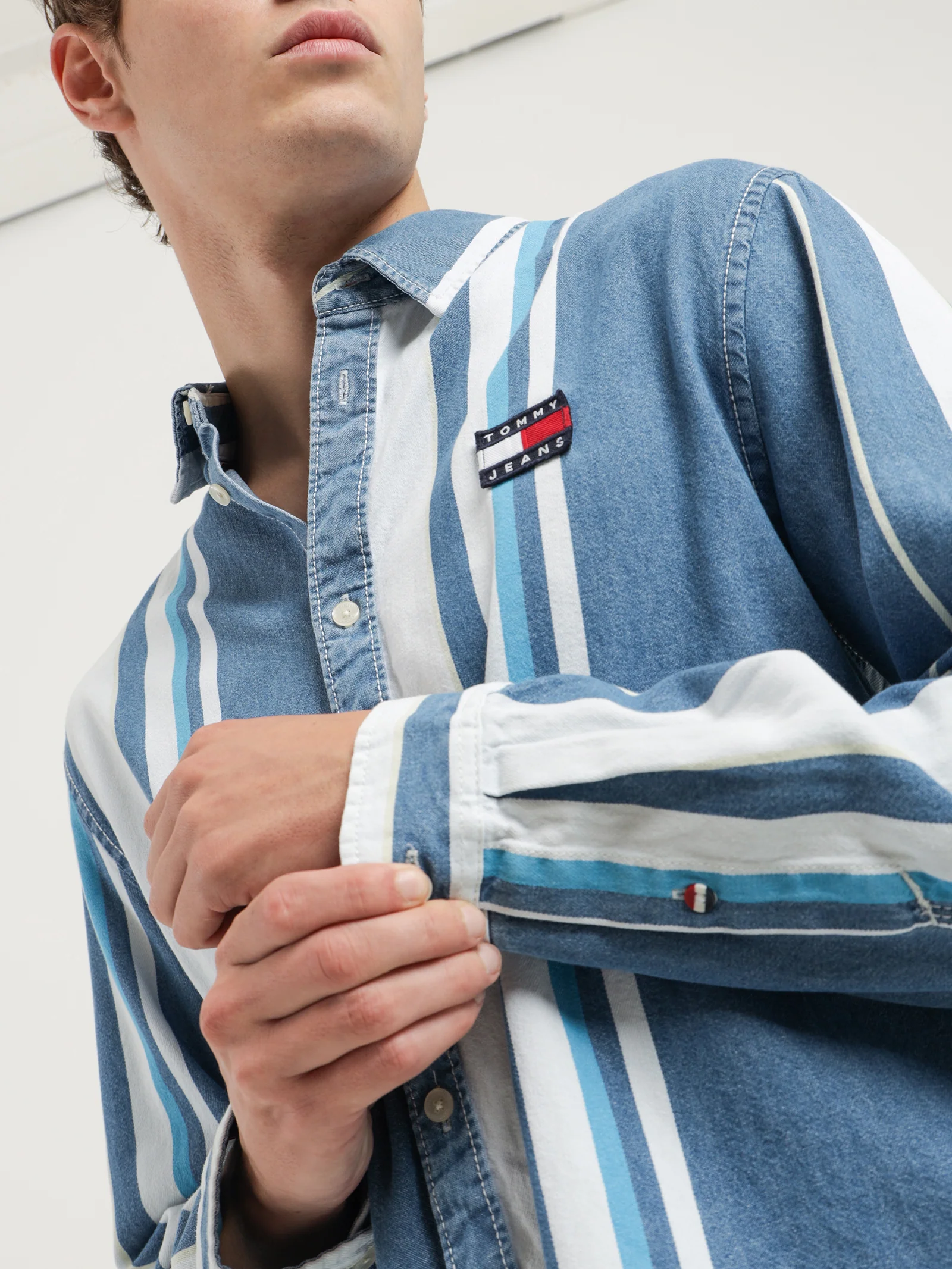 Stripe Denim Shirt - Image 5
