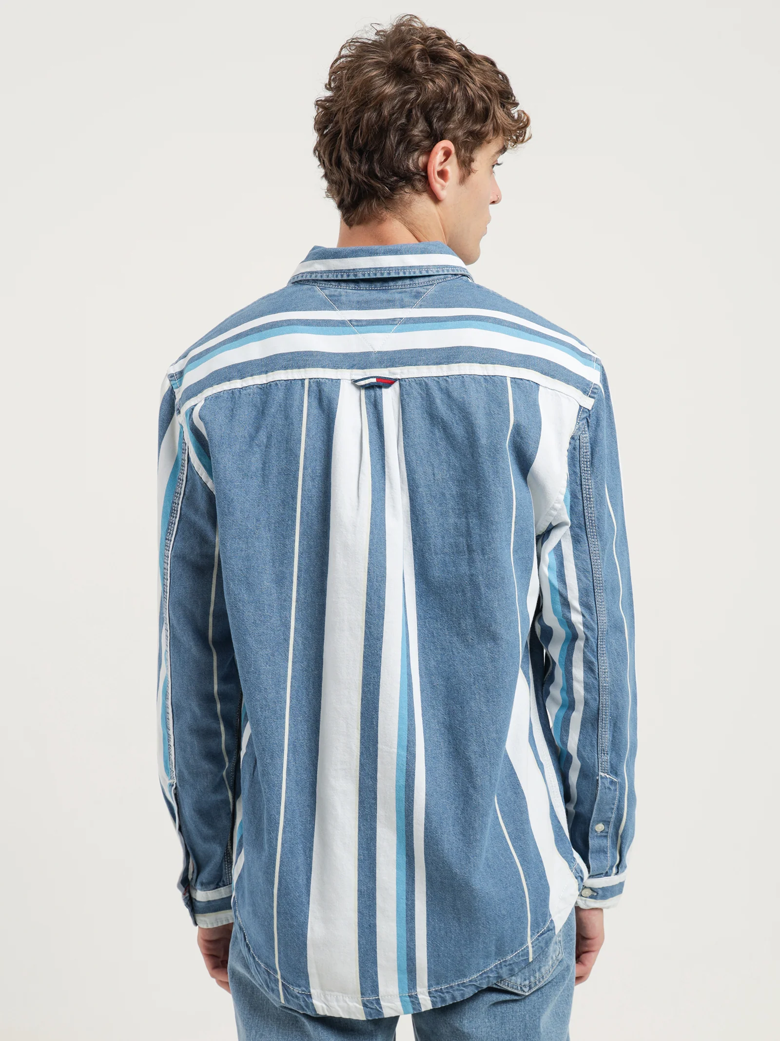 Stripe Denim Shirt - Image 6