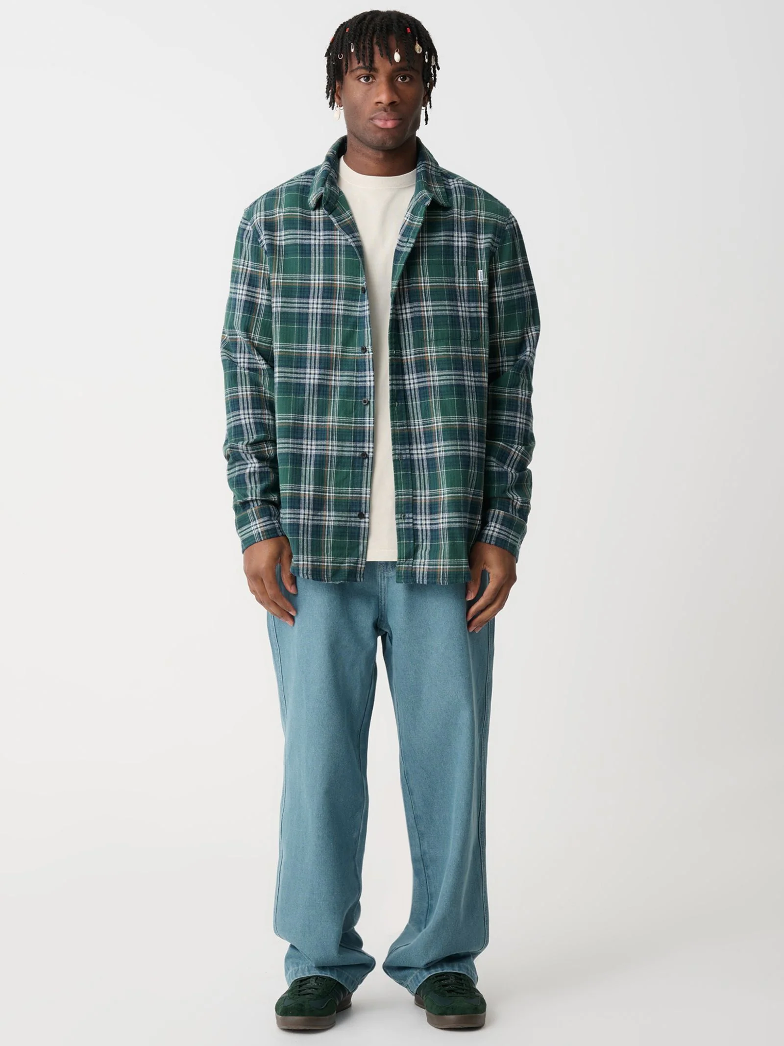 Stung Check Long Shirt - Image 2