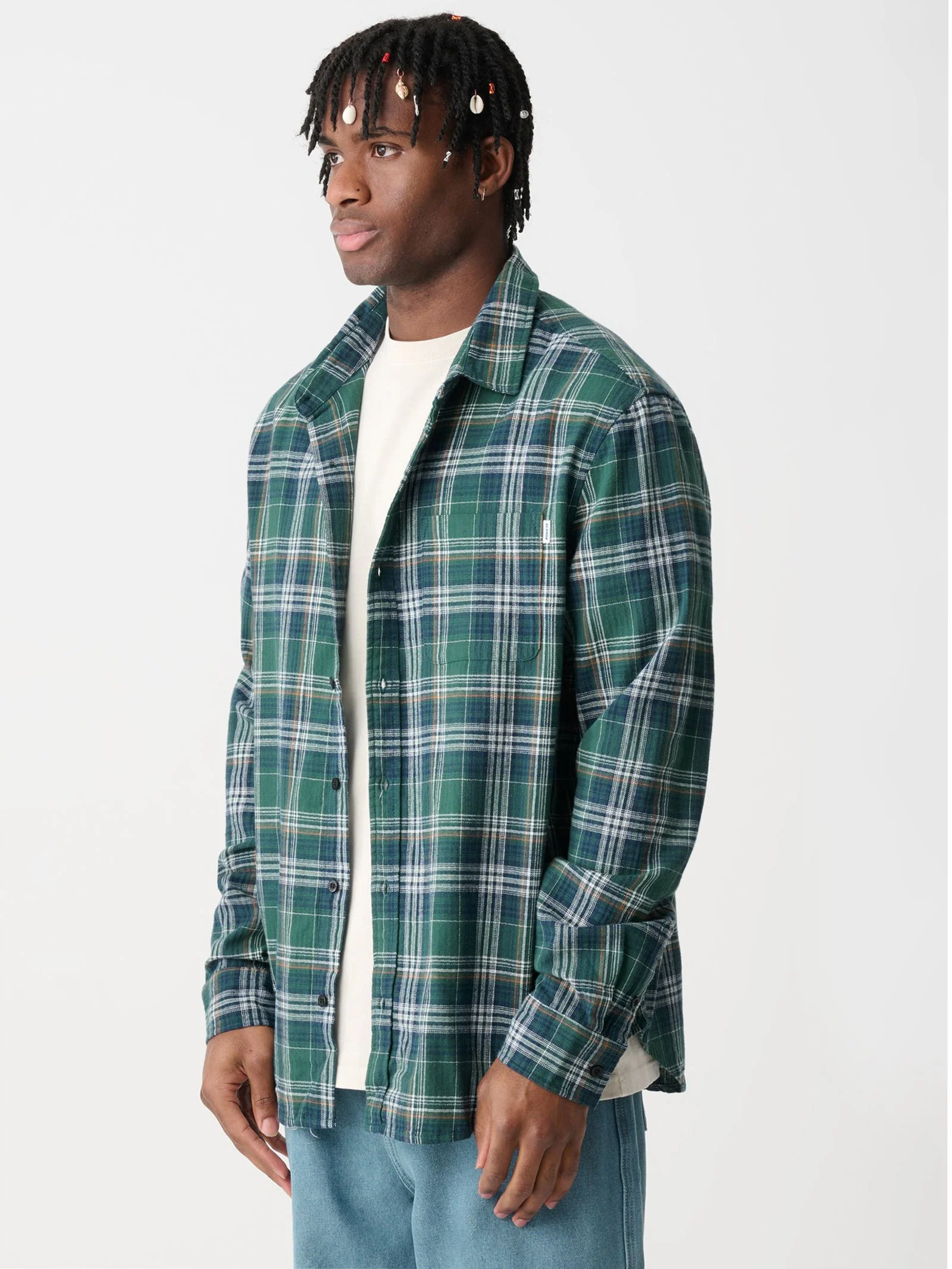 Stung Check Long Shirt - Image 3