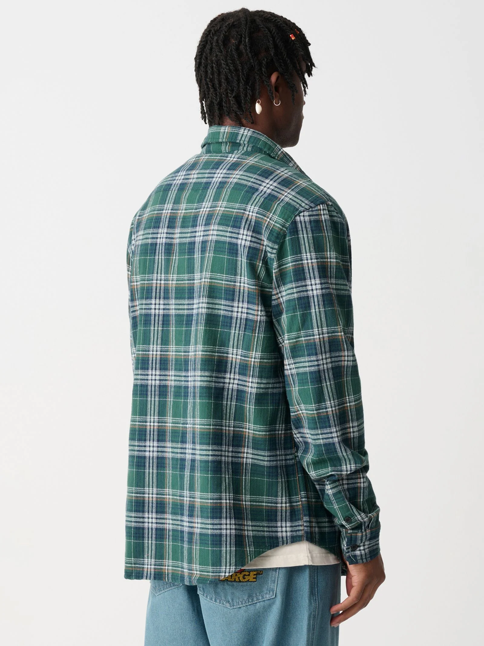 Stung Check Long Shirt - Image 4