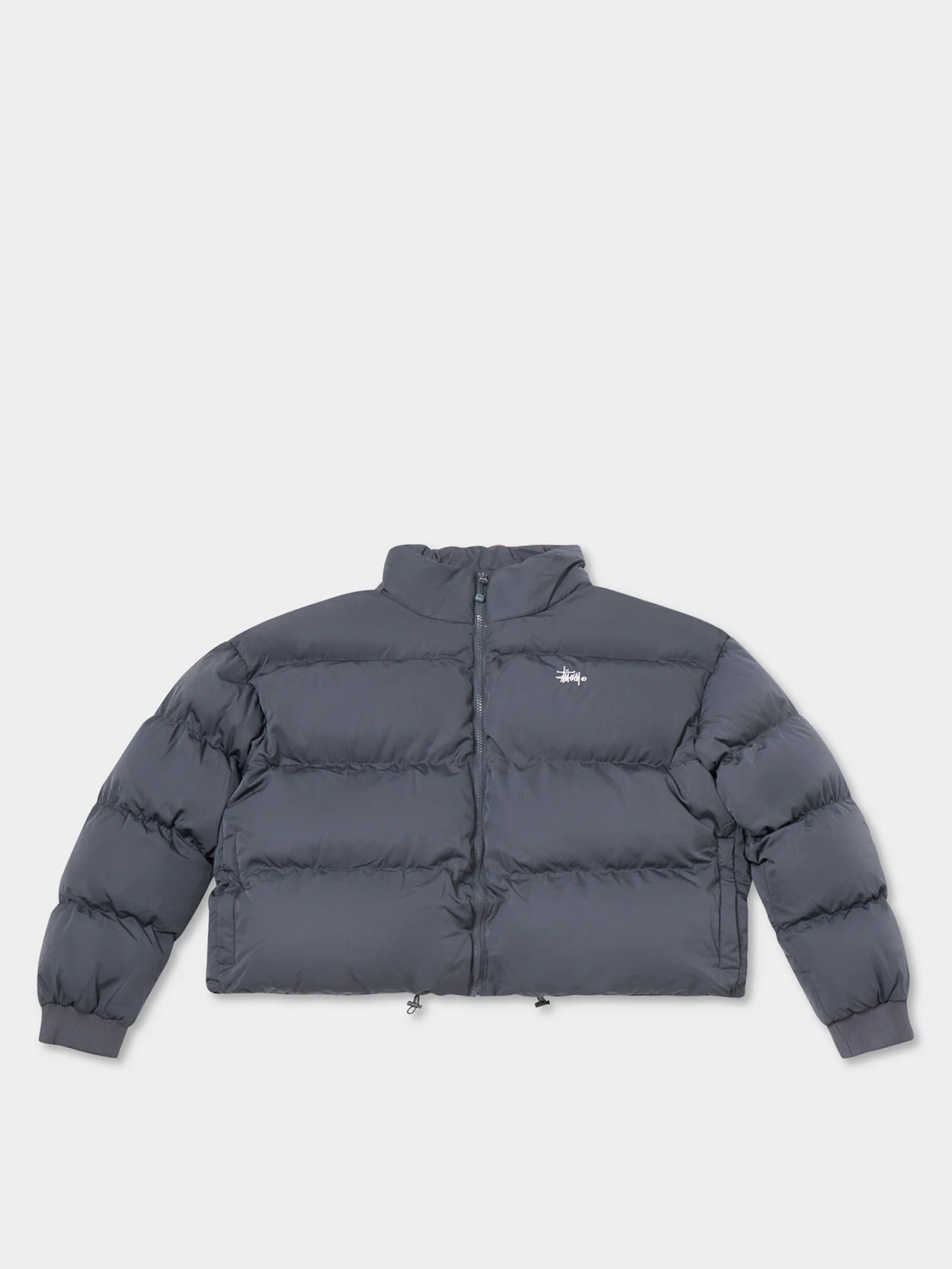 Graffiti Cropped Puffer Jacket - Image 5