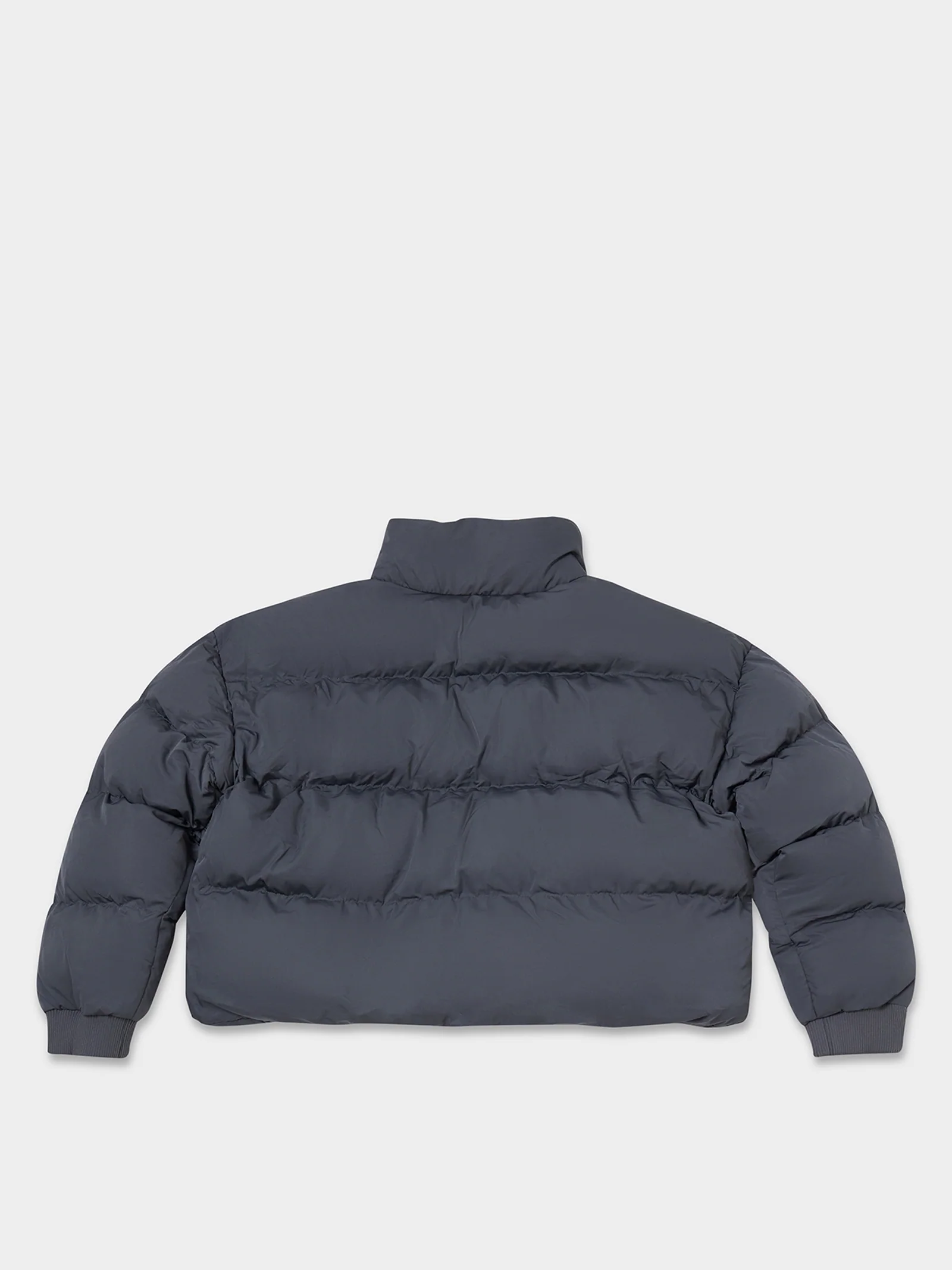 Graffiti Cropped Puffer Jacket - Image 7