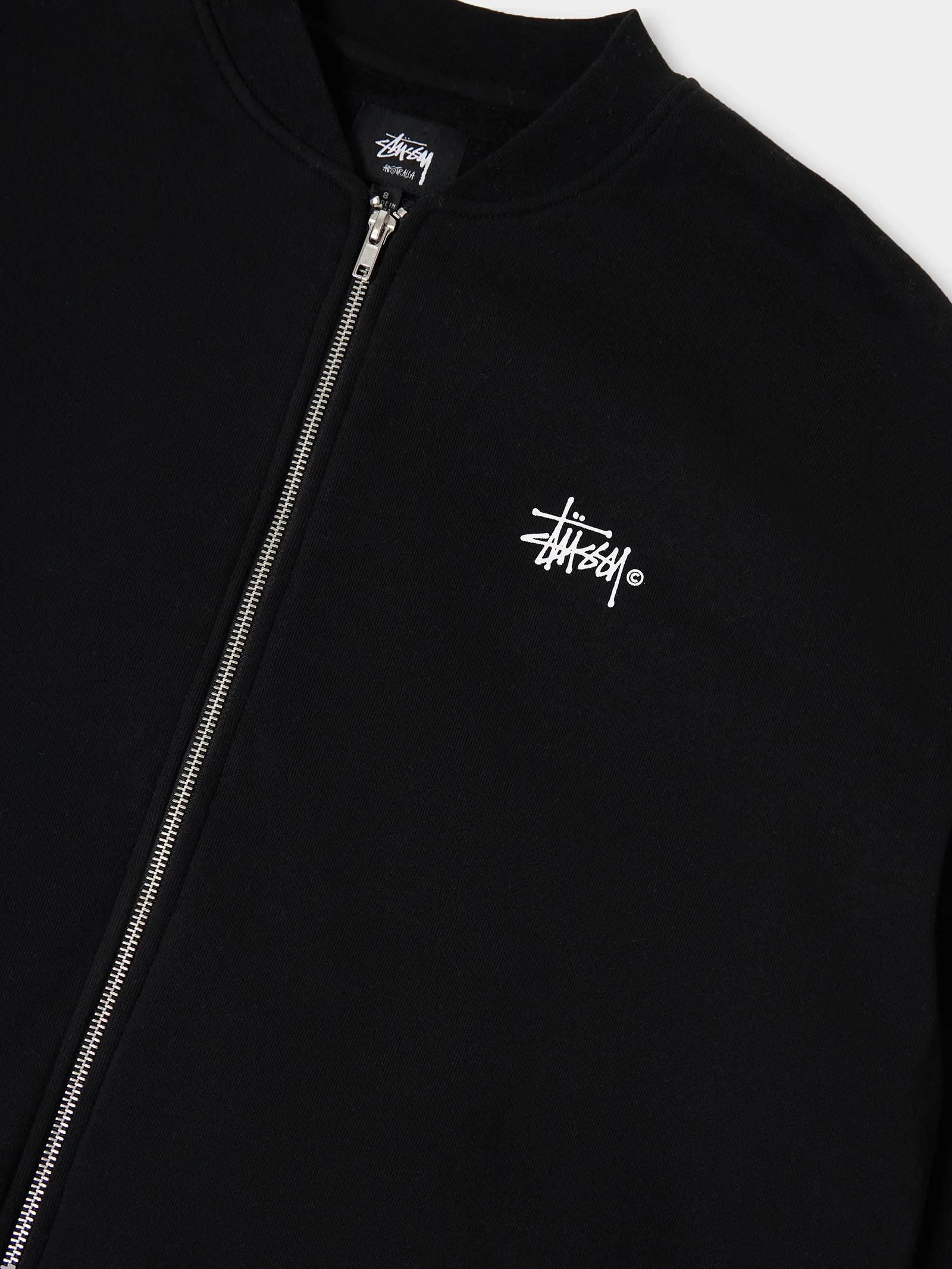 Graffiti Oversized Bomber Sweatshirt - Image 7