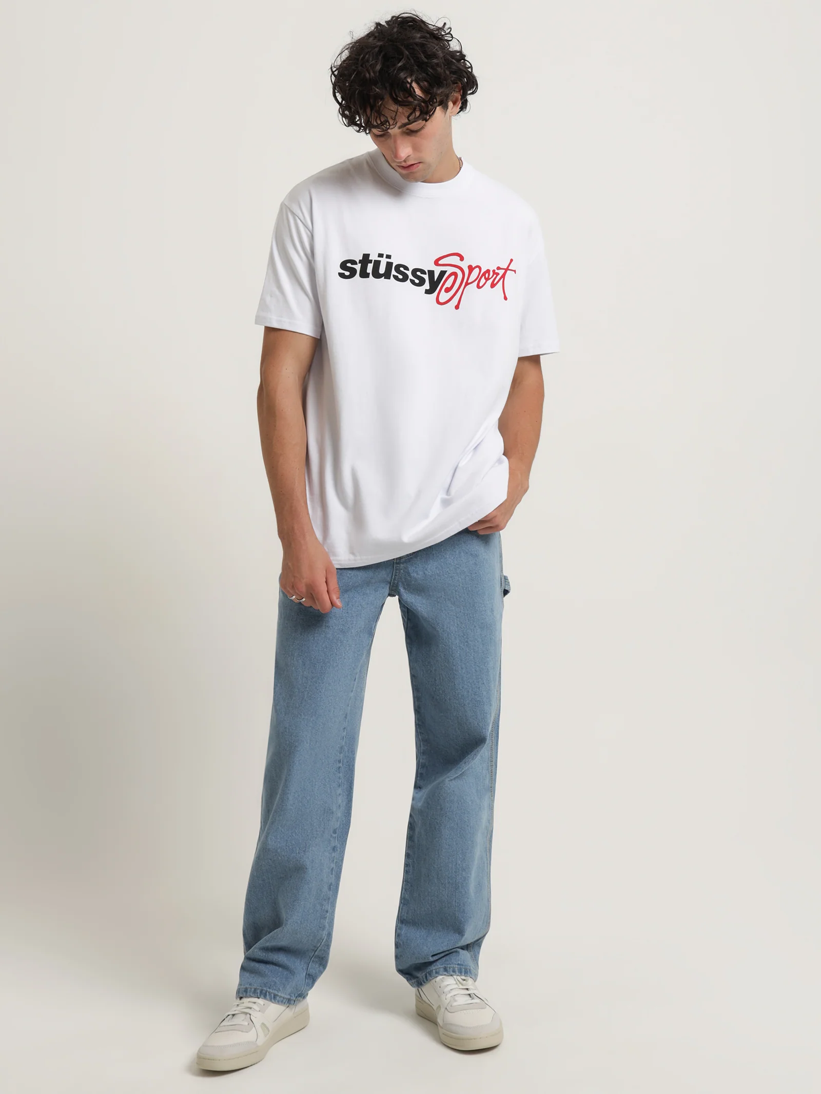 Stussy Sport 50-50 T-Shirt - Image 2